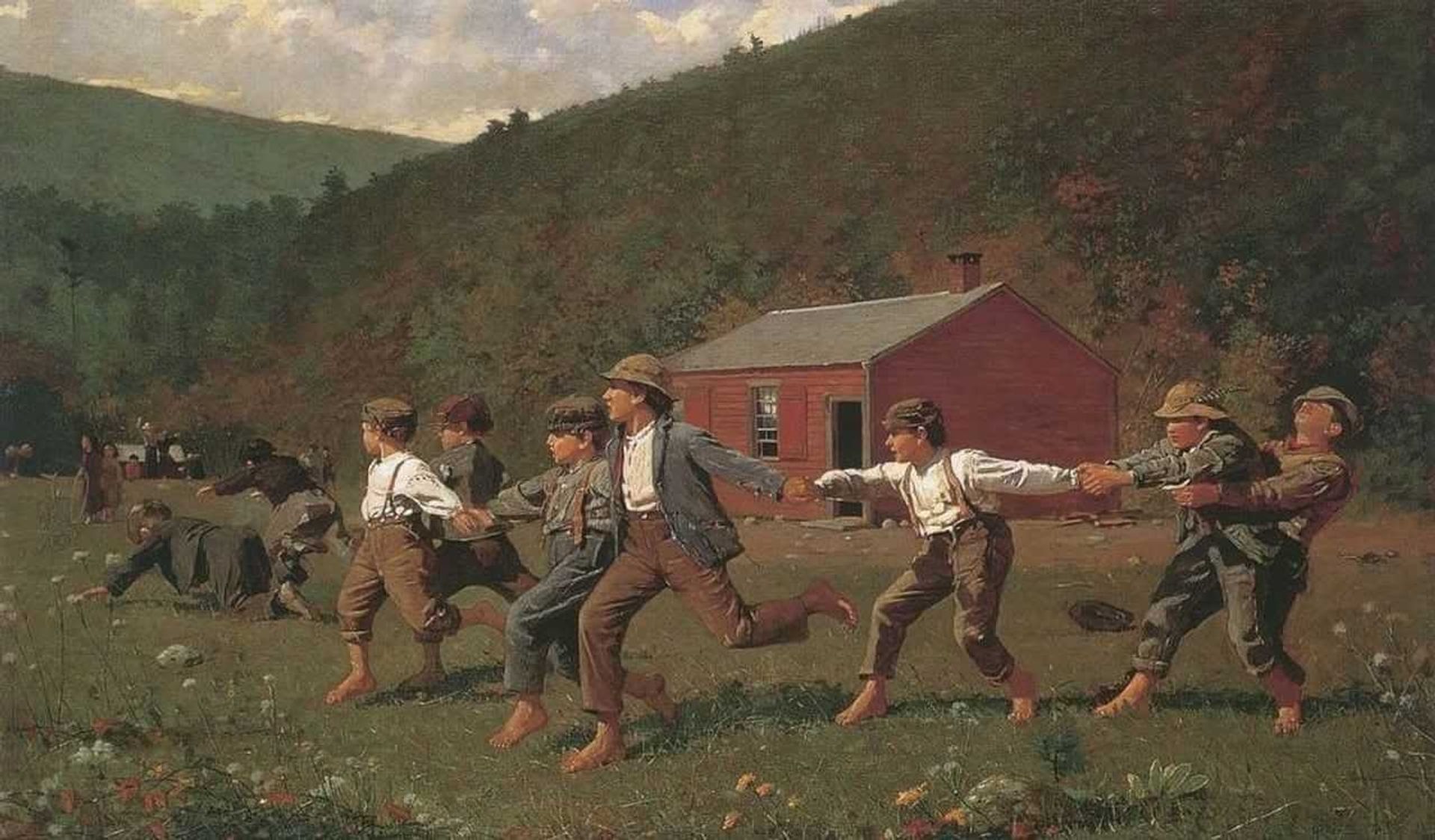 Snap the Whip by Winslow Homer