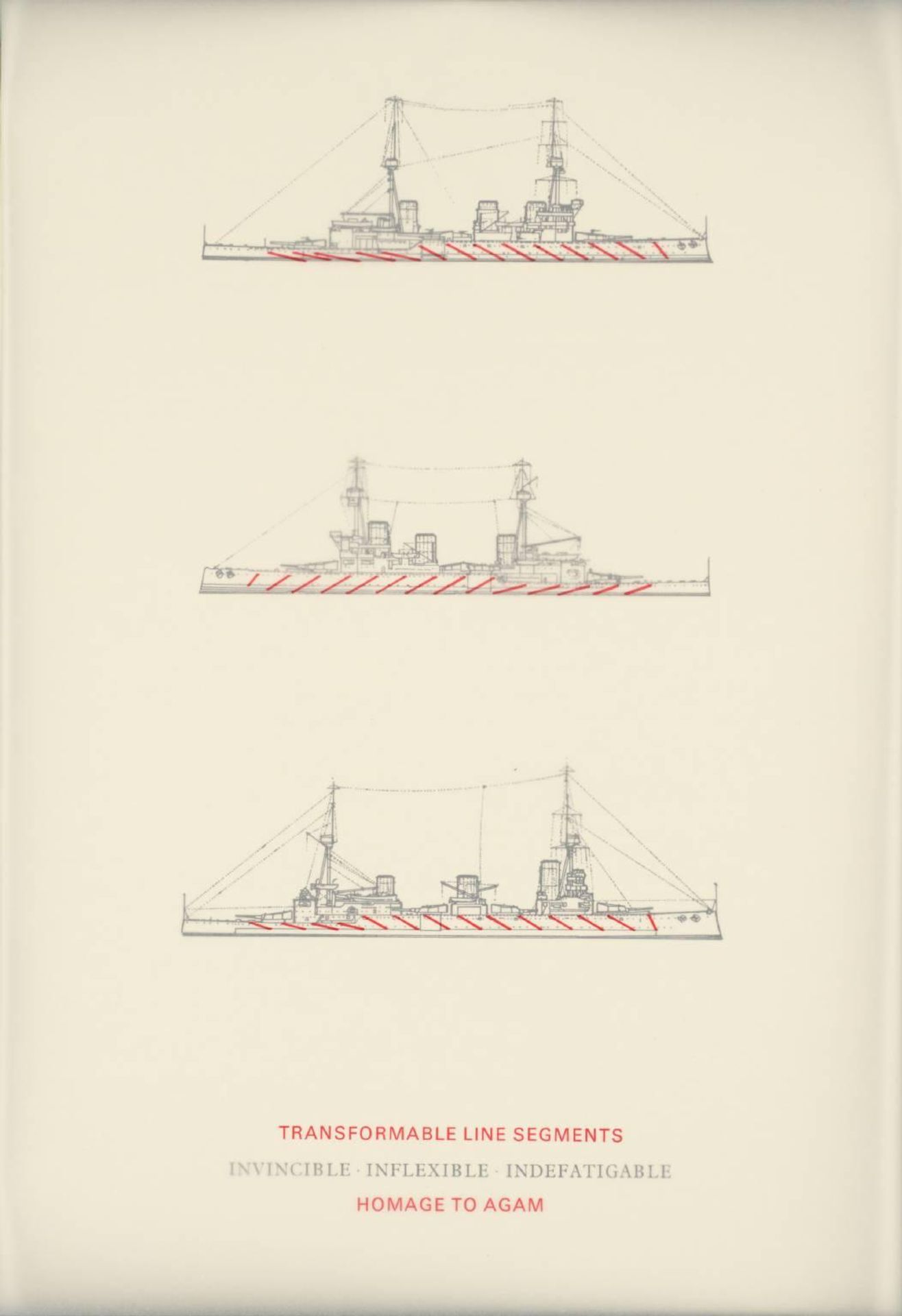 Homage to Agam by  Ian Hamilton Finlay