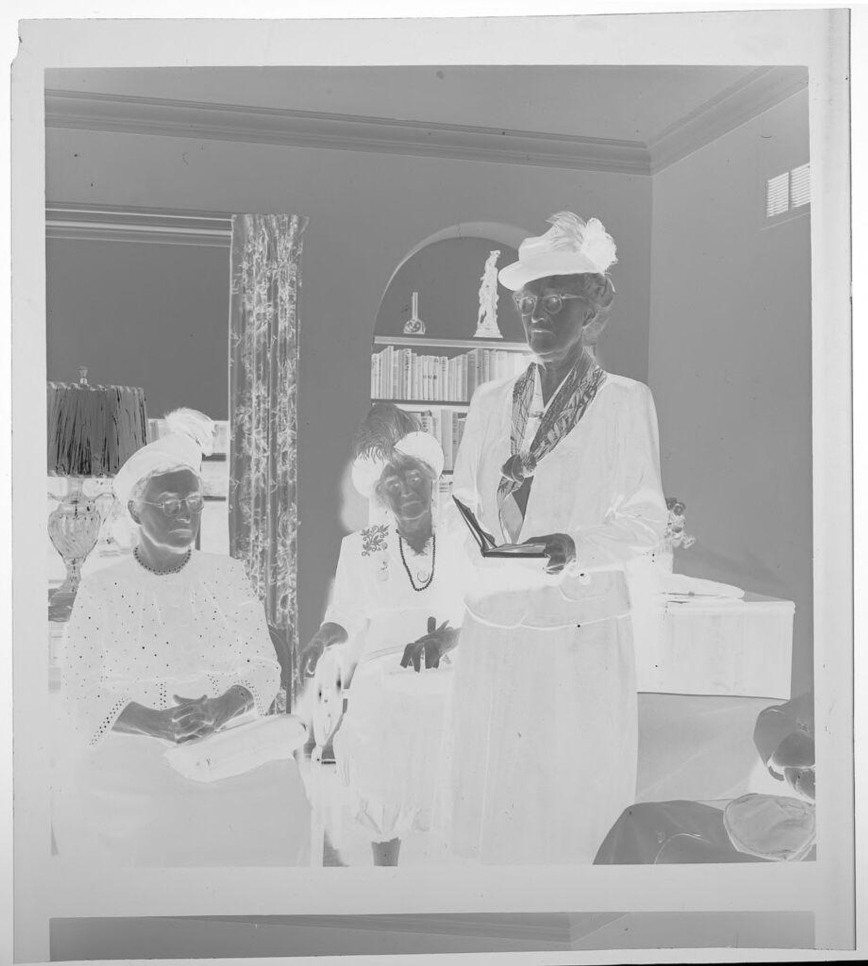Untitled (elderly women at DAR meeting) by Jack Gould