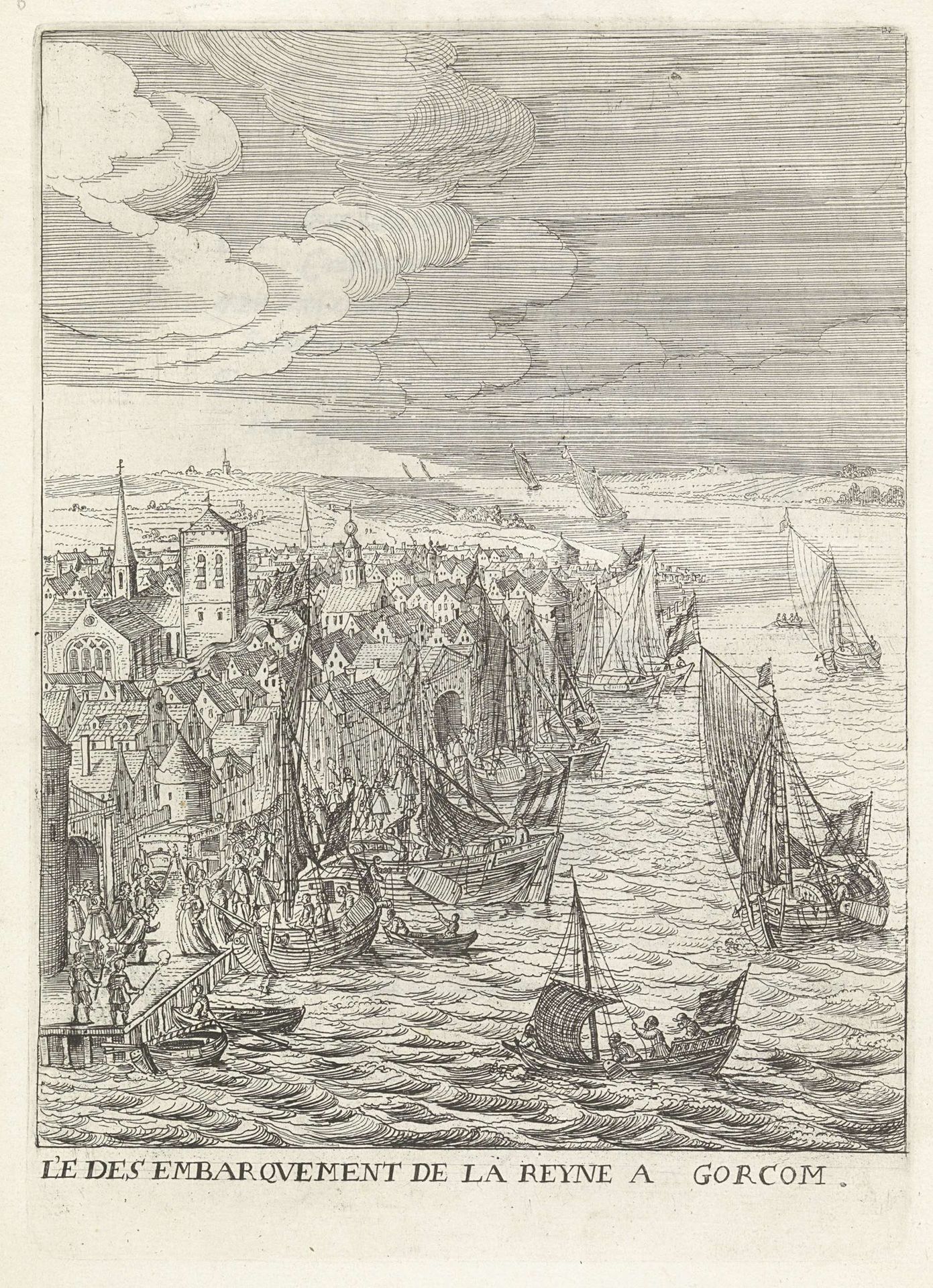 Aankomst van Maria de' Medici in Gorinchem by Anonymous