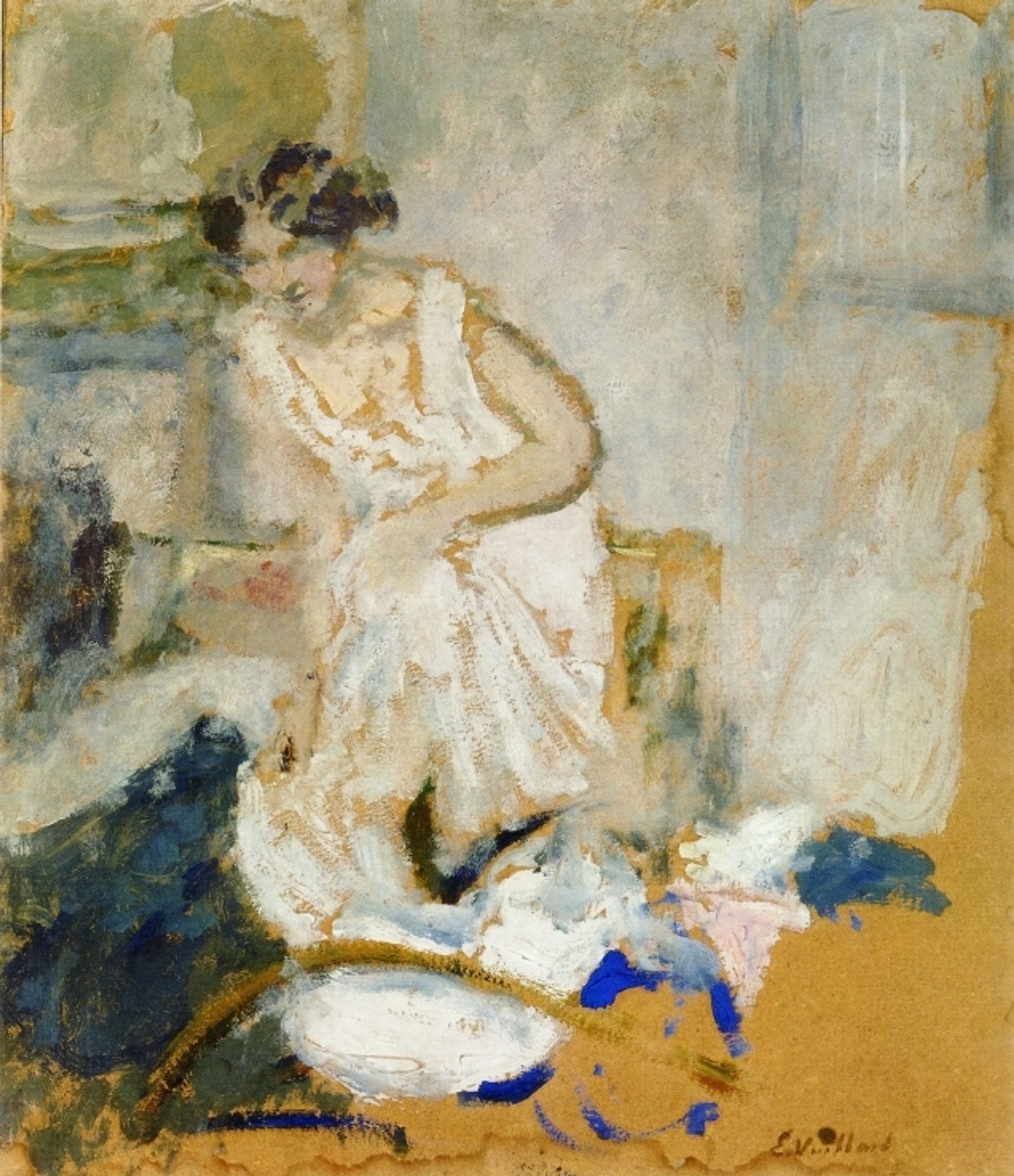 Study of a Woman in a Petticoat by Édouard Vuillard