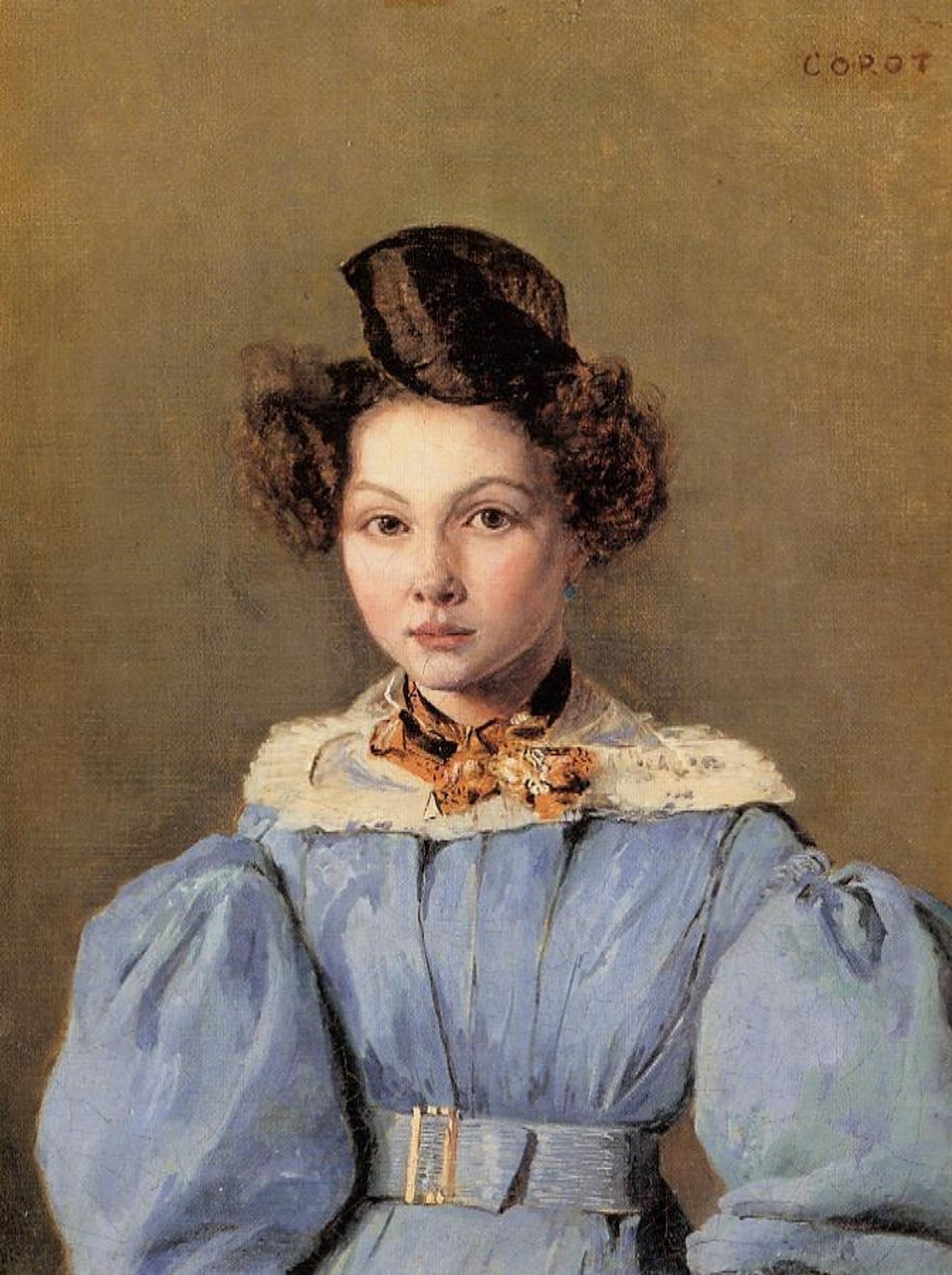 Marie Louise Sennegon by Camille Corot