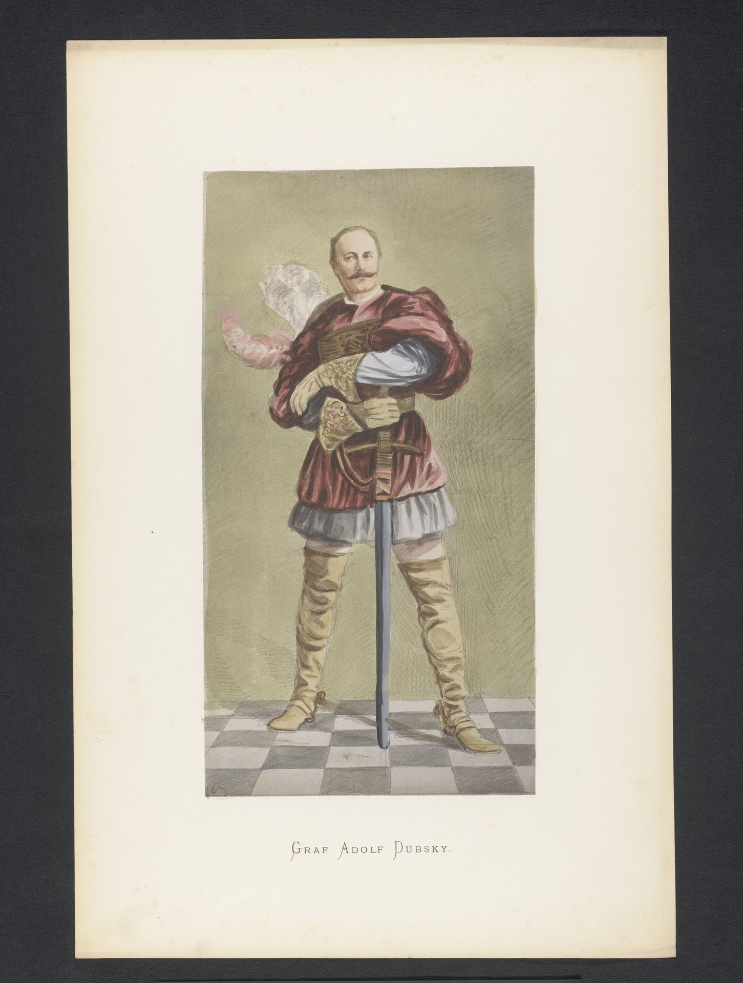 Portret van Adolf Dubský by Anonymous