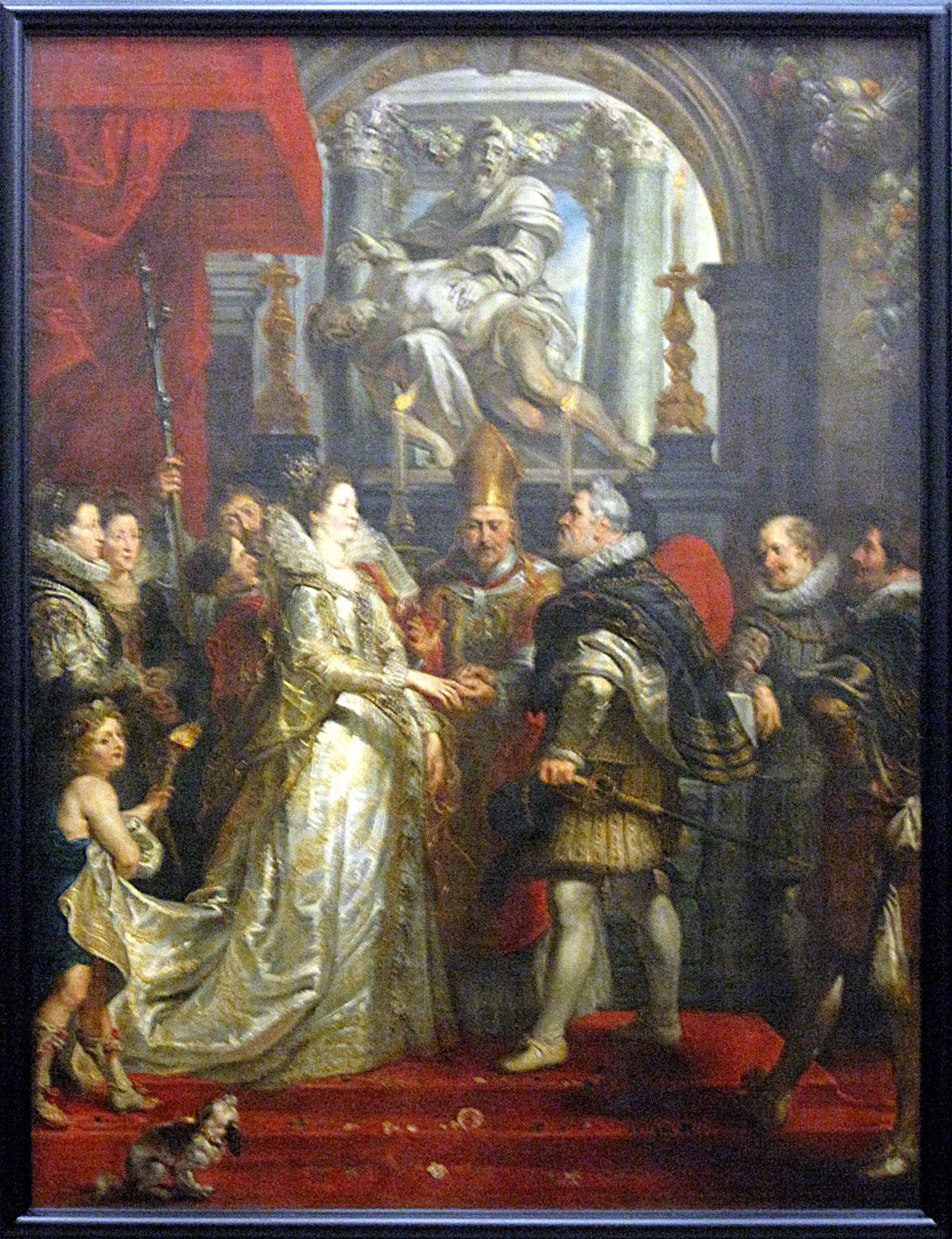 5. The Wedding by Proxy of Marie De' Medici to King Henry IV by Peter Paul Rubens