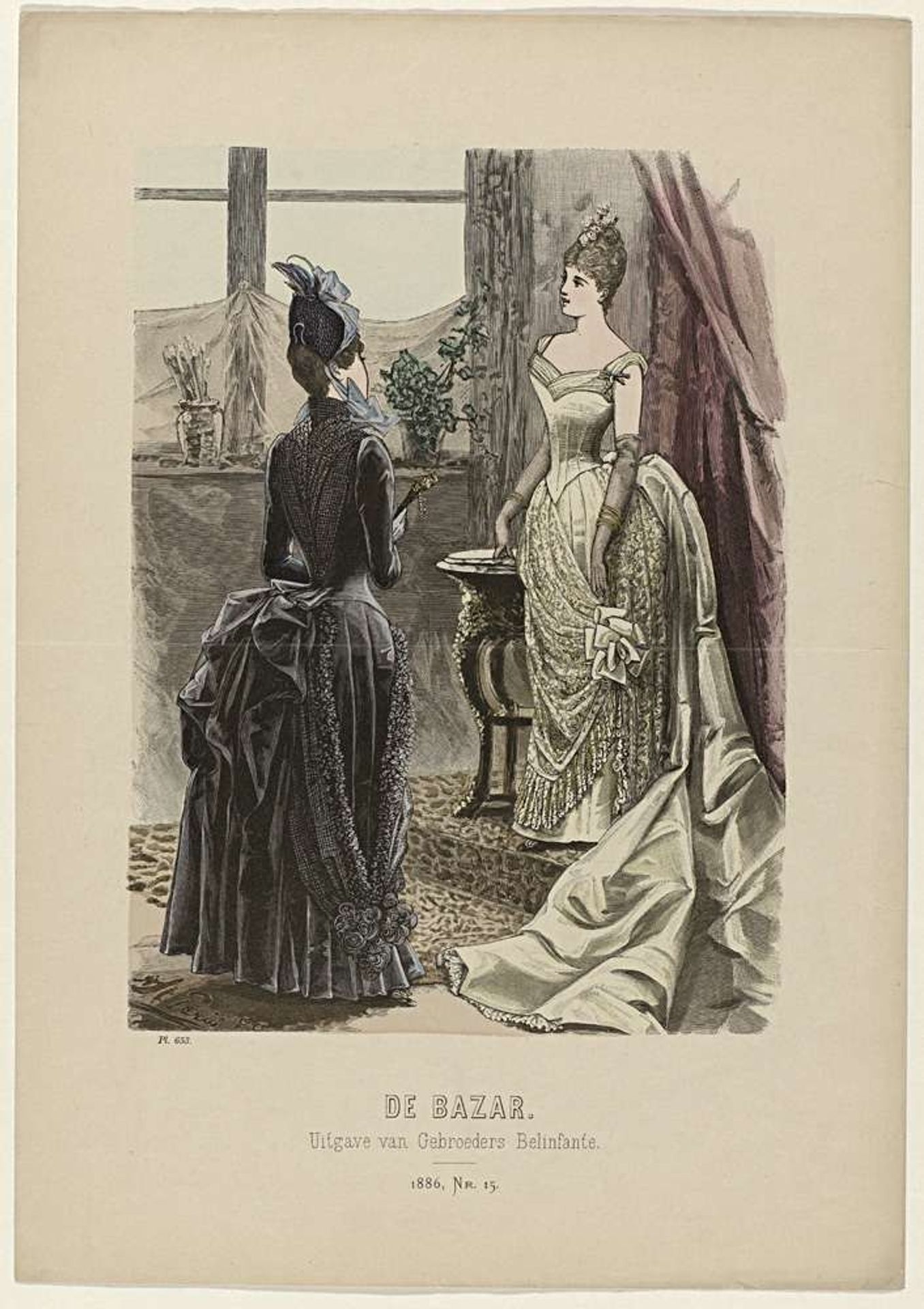 De Bazar, 1886, Nr. 15, Pl. 653 by Anonymous