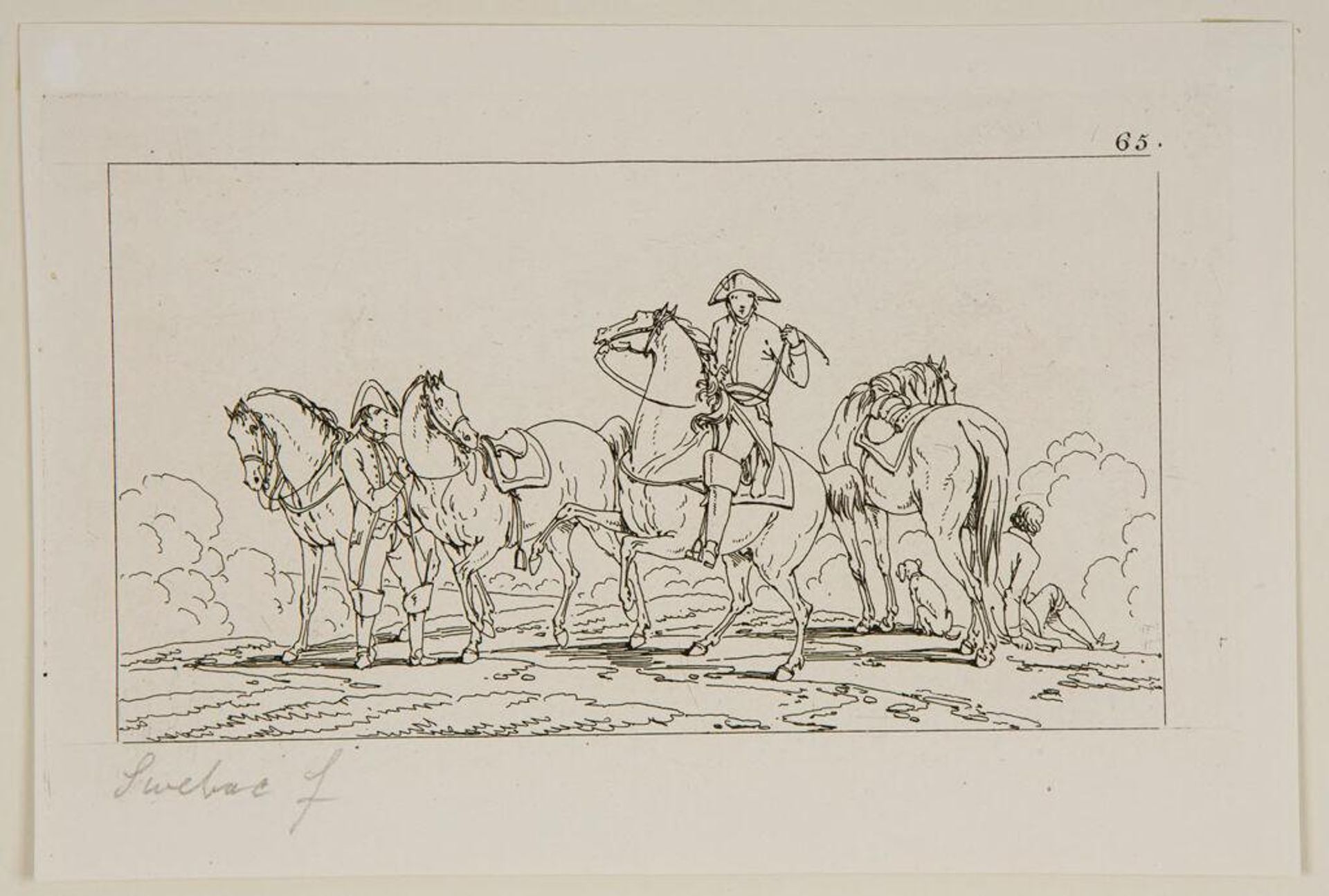 Plate XLV by Jacques-Francois-Joseph Swebach