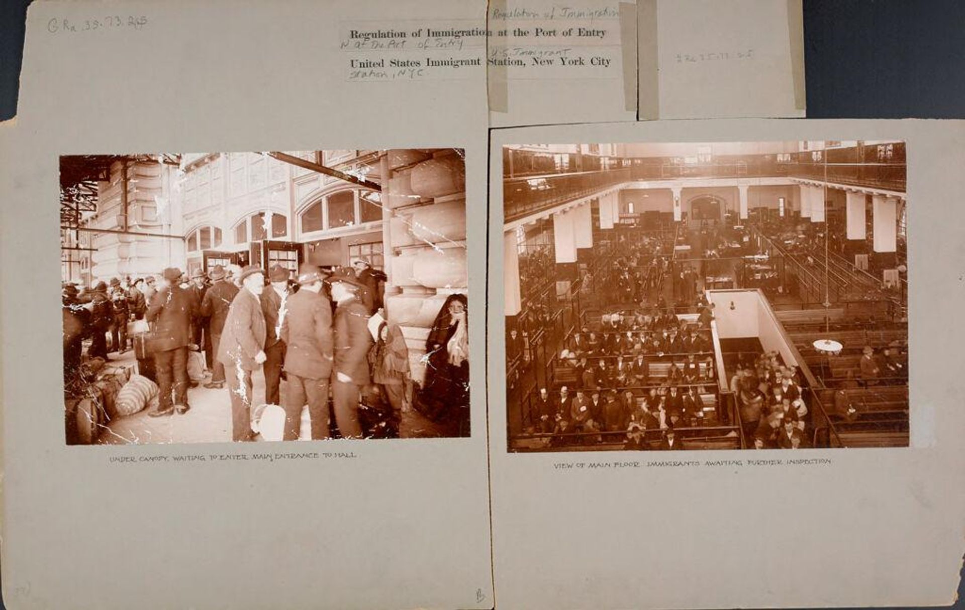 Races, Immigration: United States. New York. New York City. Immigrant Station: Regulation of Immigration at the Port of Entry. United States Immigrant Station, New York City by J. H. Adams