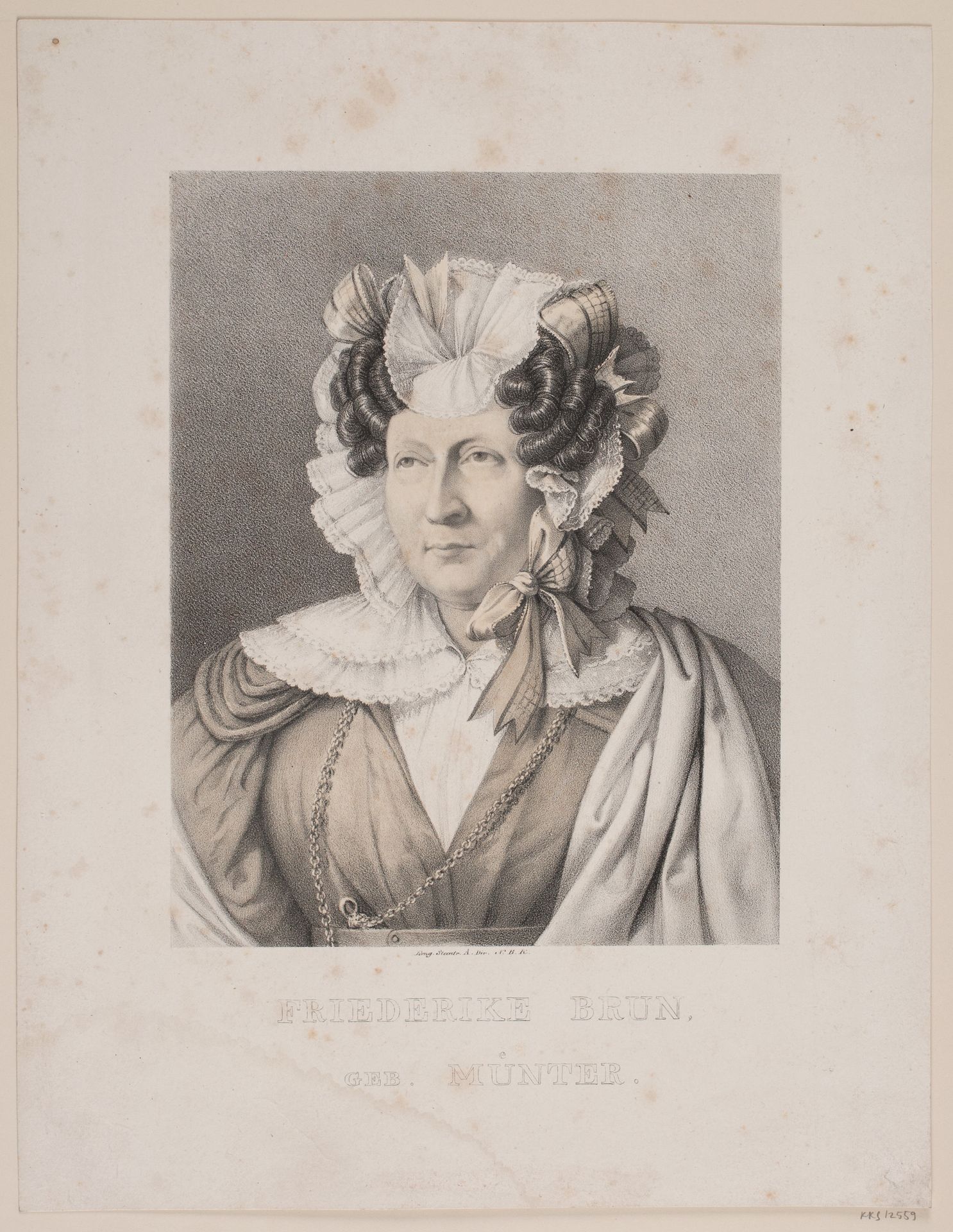 Friederike Brun by Anonymous