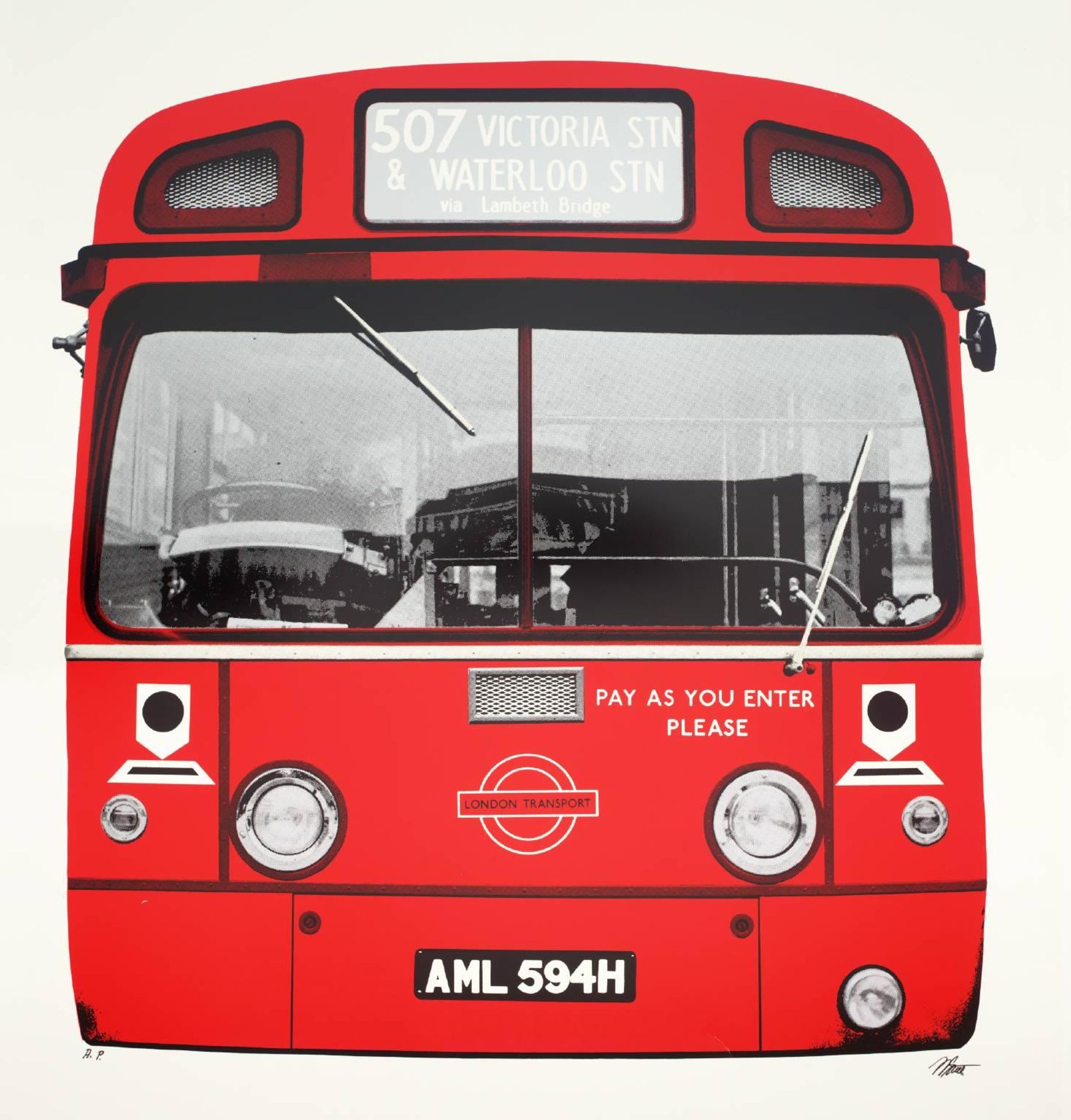 Red Arrow Bus by  Gerd Winner