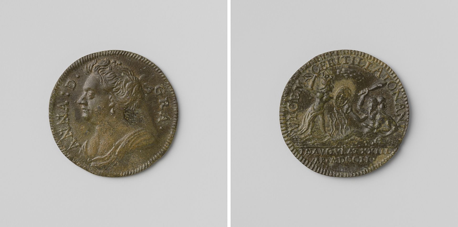 Kroning van Anna tot koningin van Engeland by Anonymous