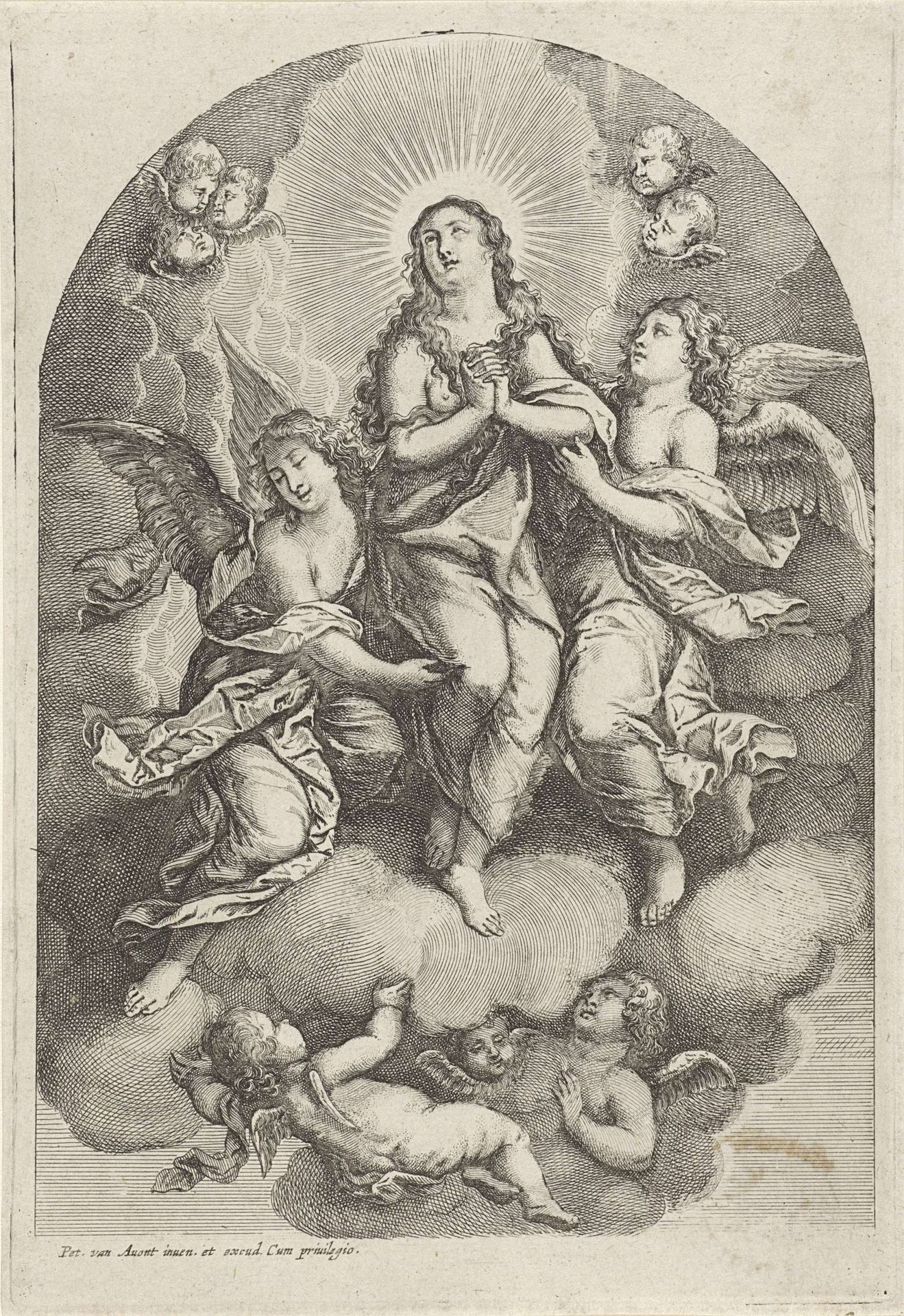 Hemelvaart van Maria by Wenceslaus Hollar