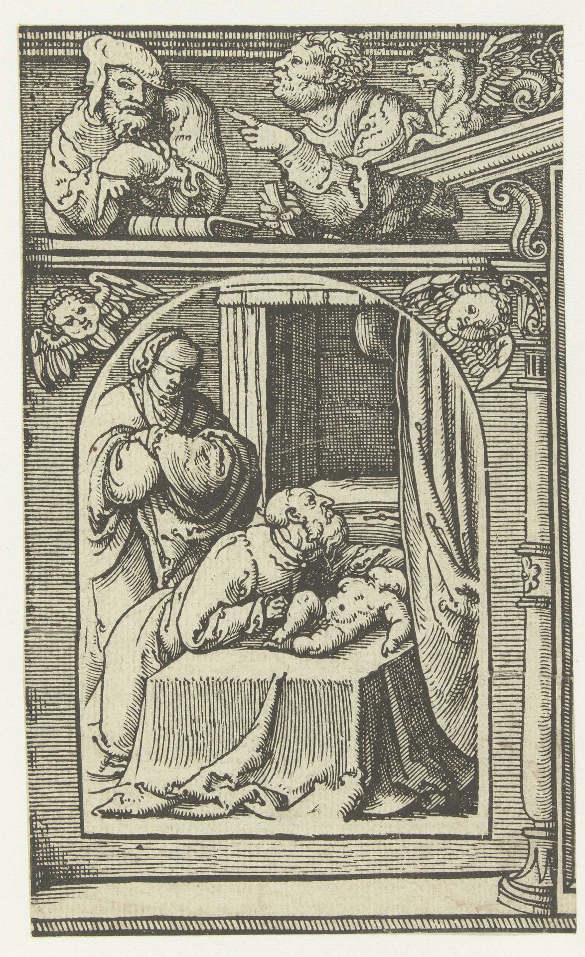 Elia en de zoon van de weduwe van Zarfath by Anonymous