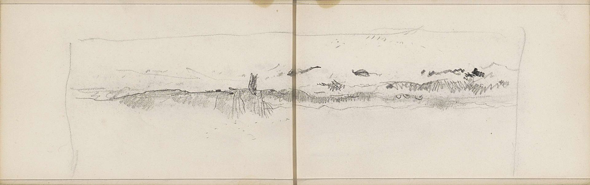 Landschap met bomen en struiken by Anton Mauve