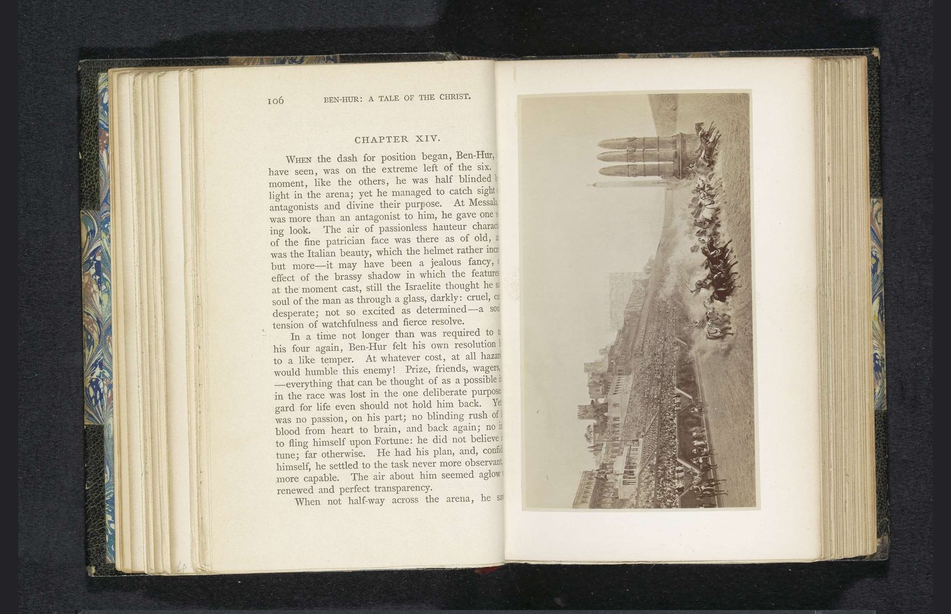 Fotoreproductie van een schilderij, voorstellende wagenrennen te Rome by Anonymous