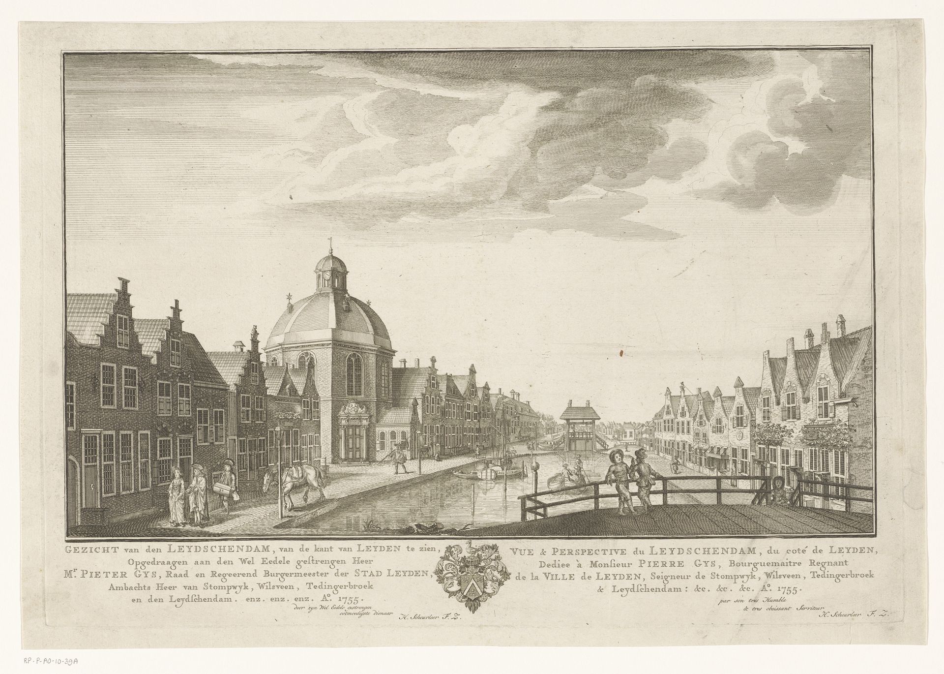 Gezicht op de Leidse Dam te Leidschendam by Iven Besoet