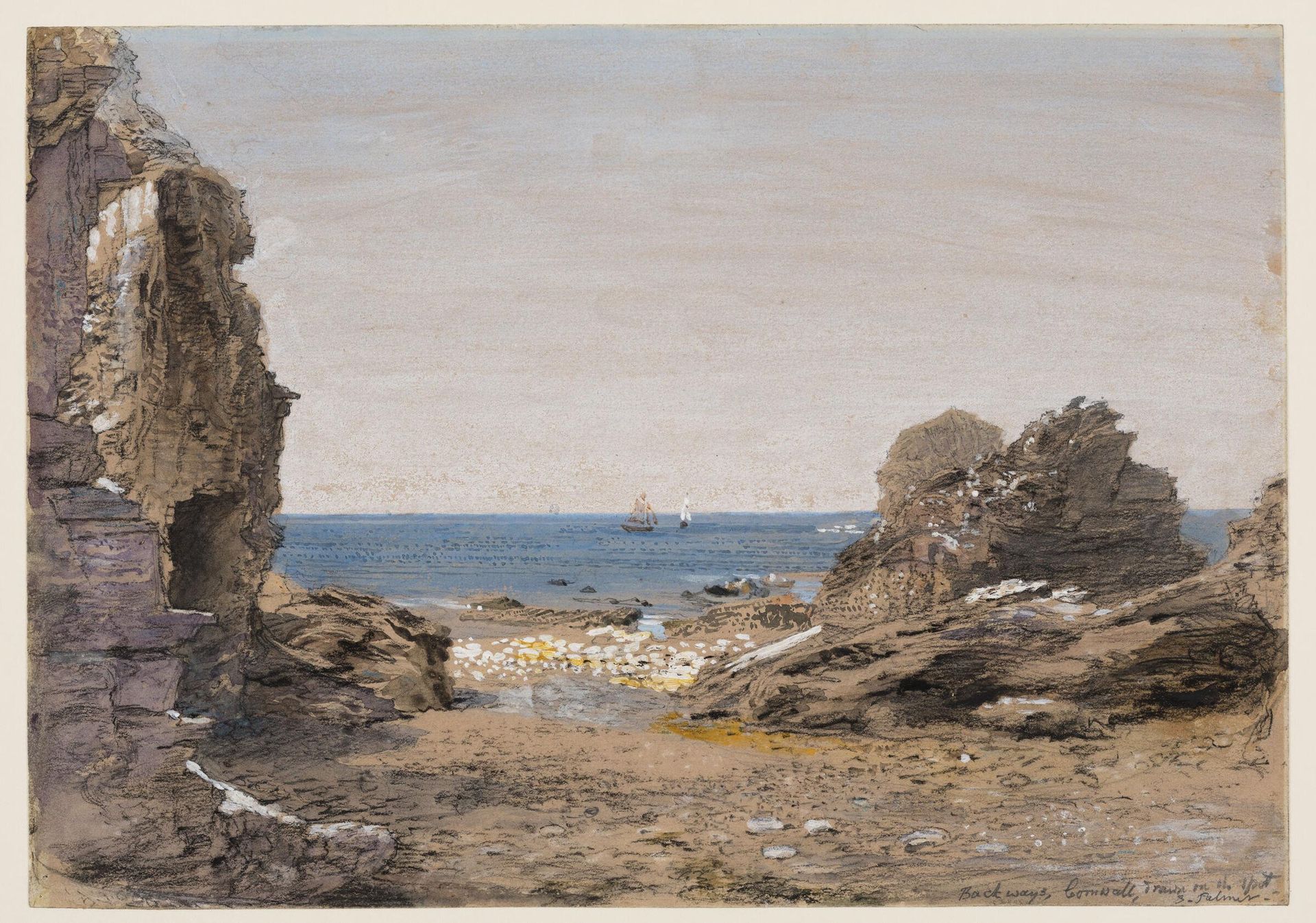 Backways near Tintagel, Cornwall by Samuel Palmer