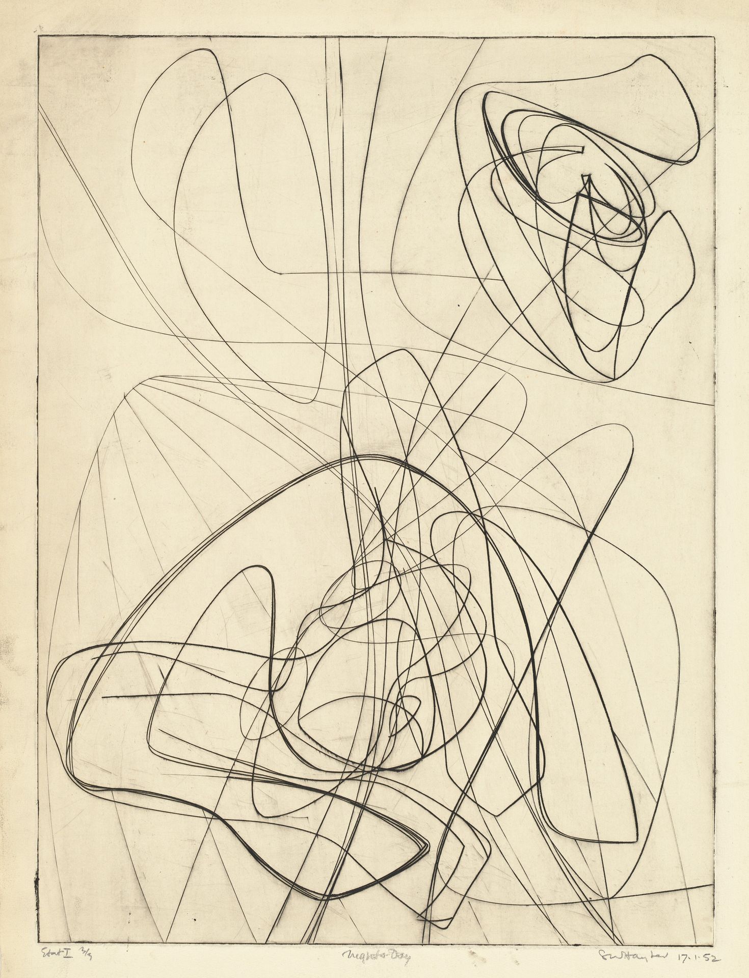 Night and Day by Stanley William Hayter
