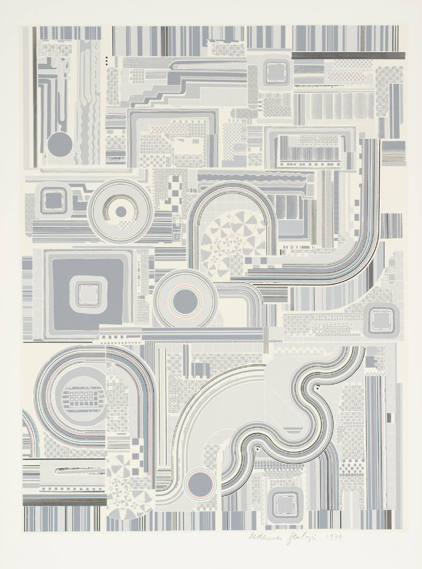 [title not known] by  Sir Eduardo Paolozzi