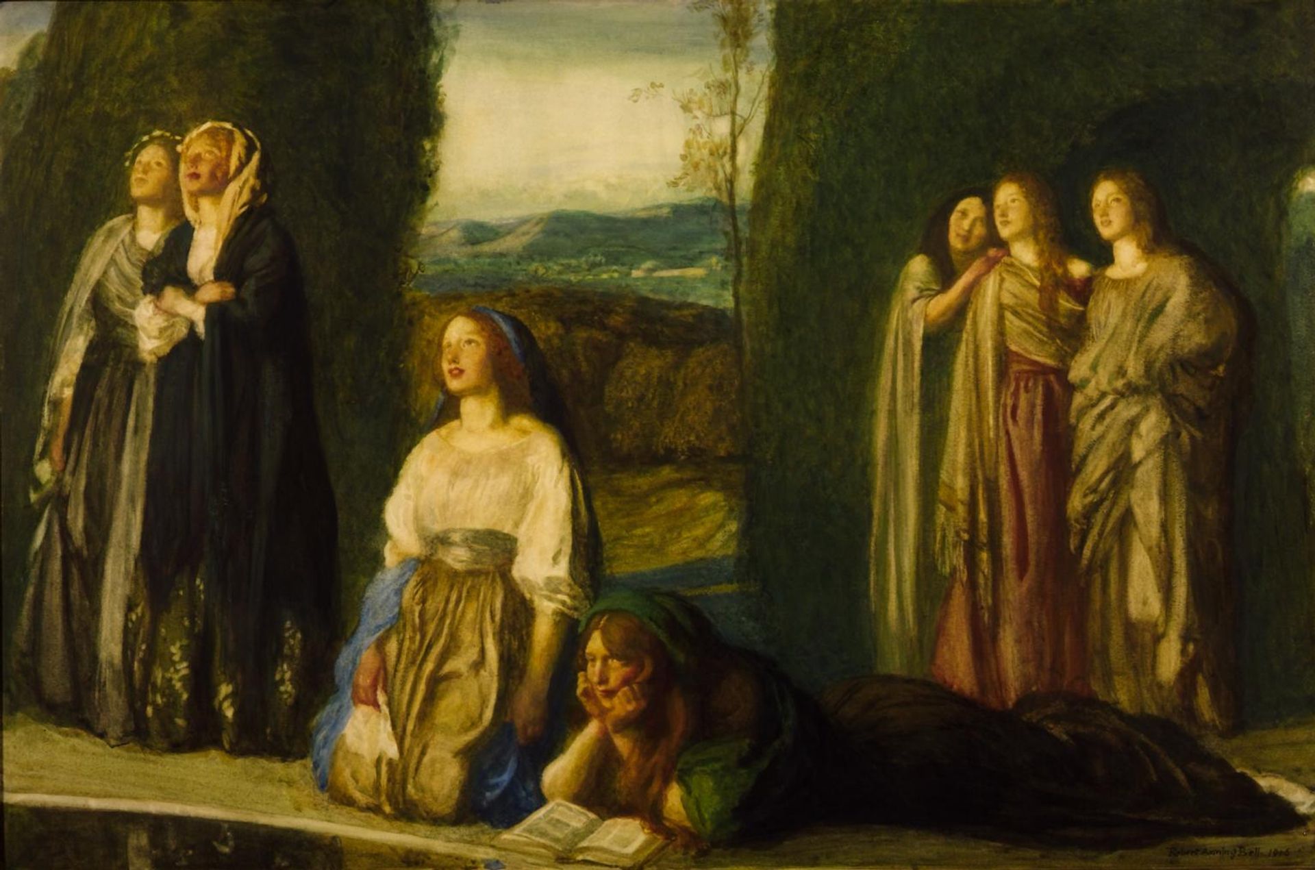 The Listeners by  Robert Anning Bell