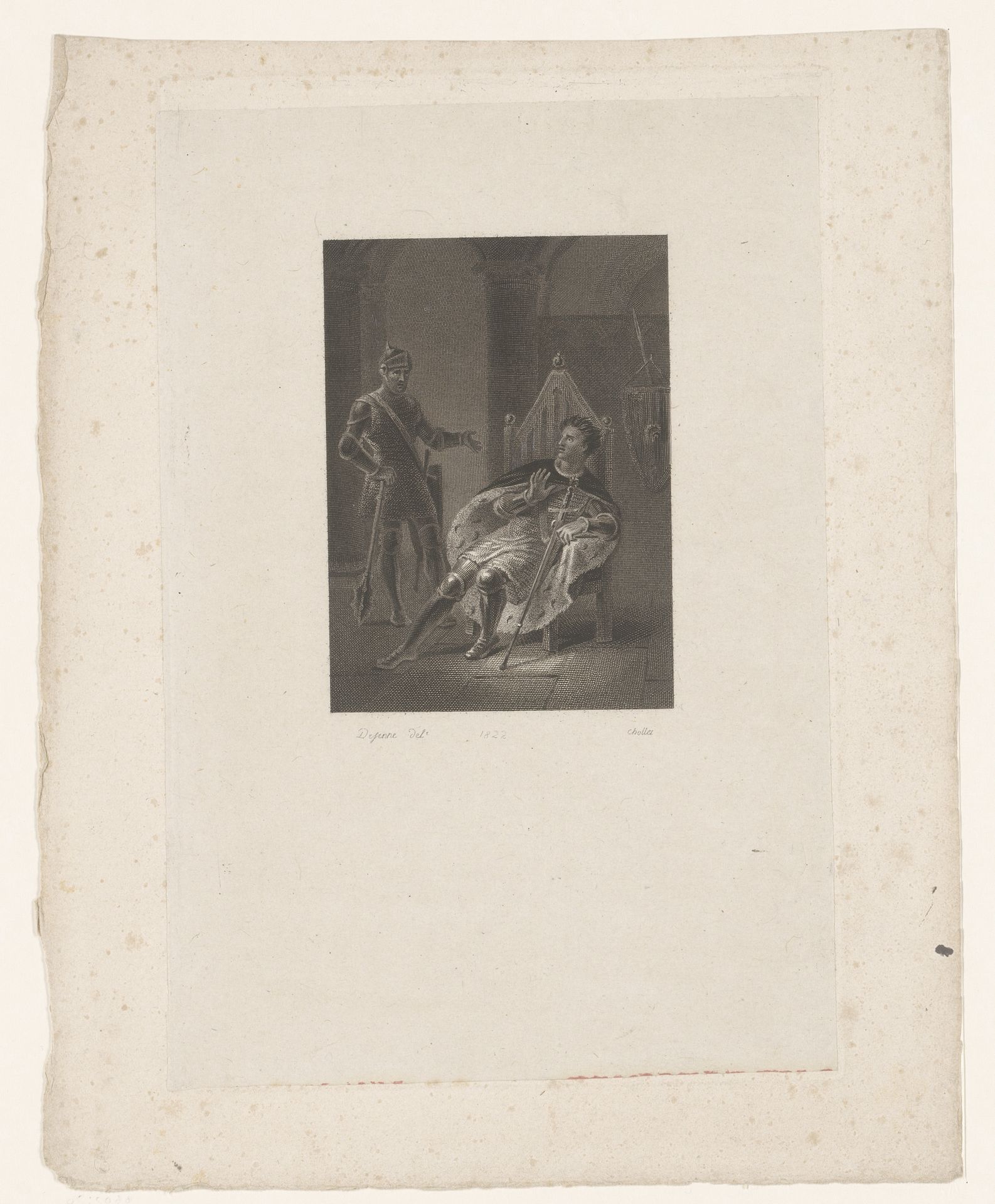 Koning en ridder by Antoine Joseph Chollet