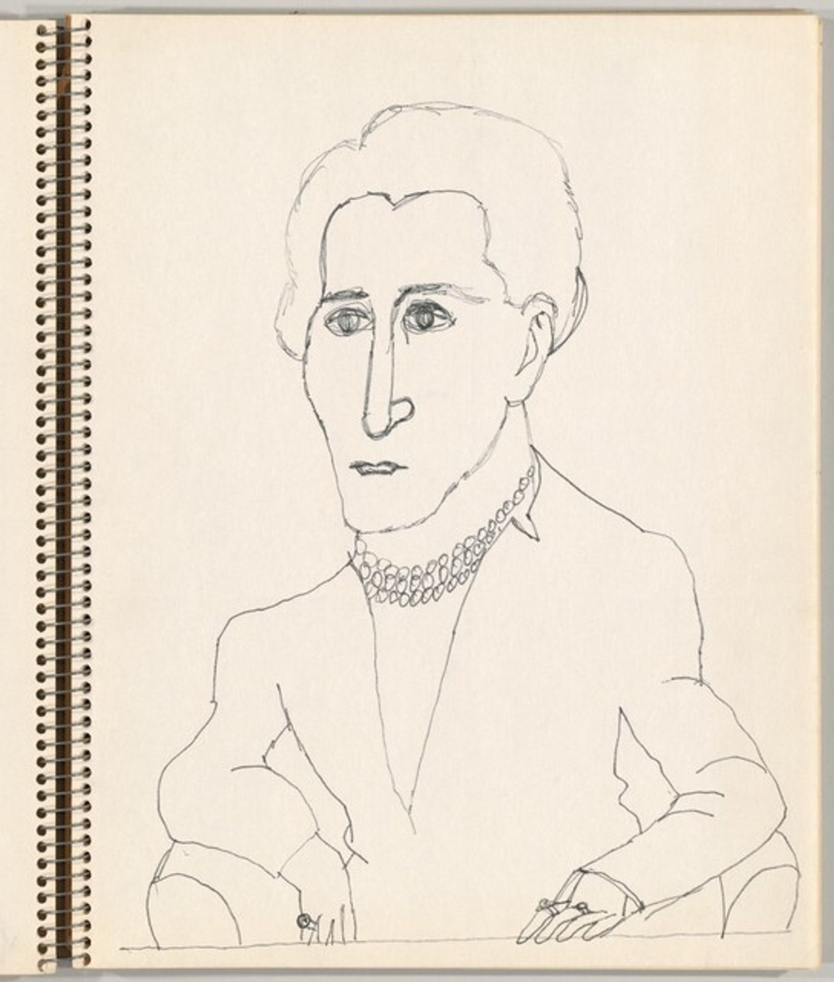 Portrait of a Woman by Saul Steinberg