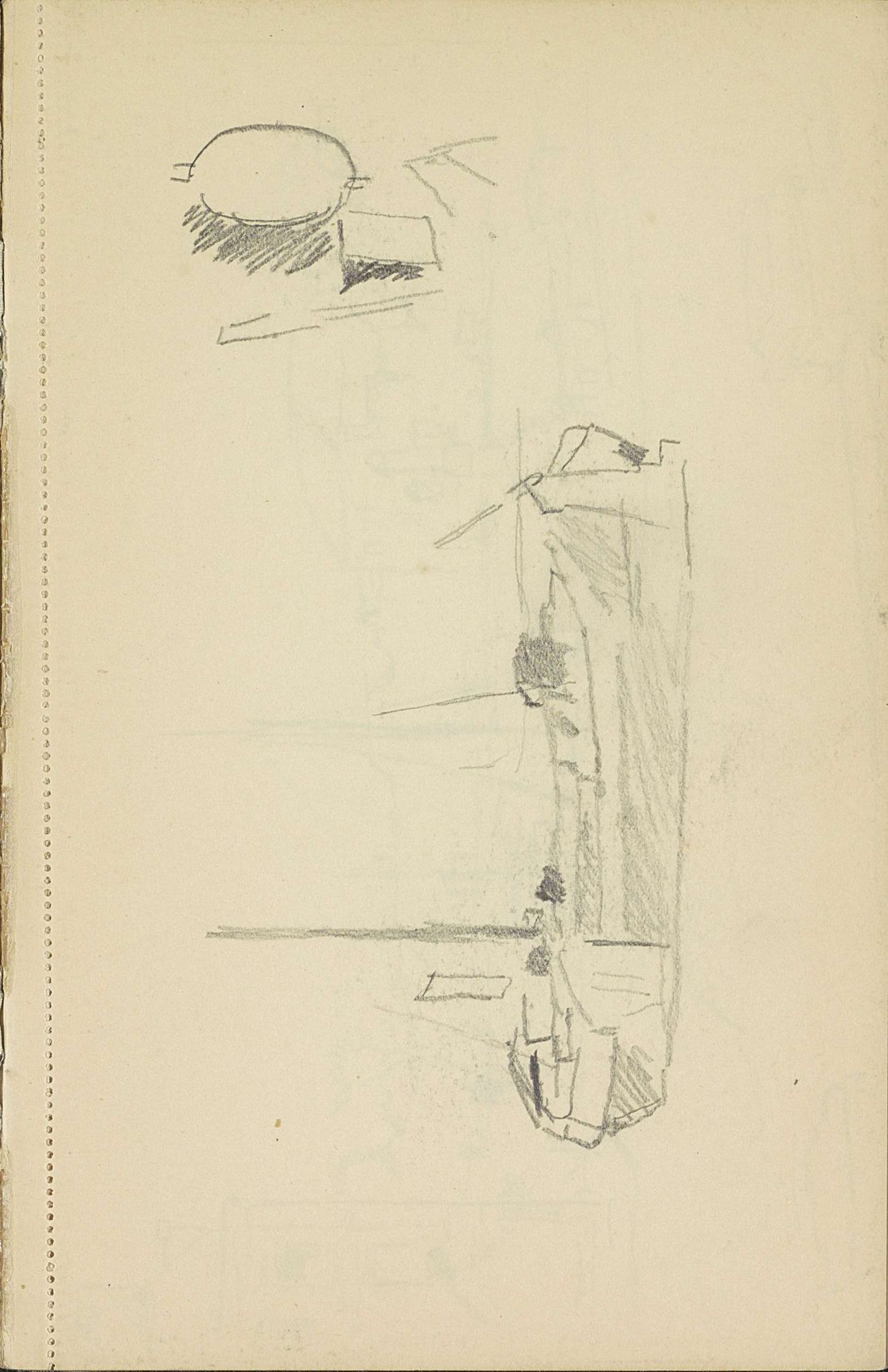 Zeilboot by Cornelis Vreedenburgh