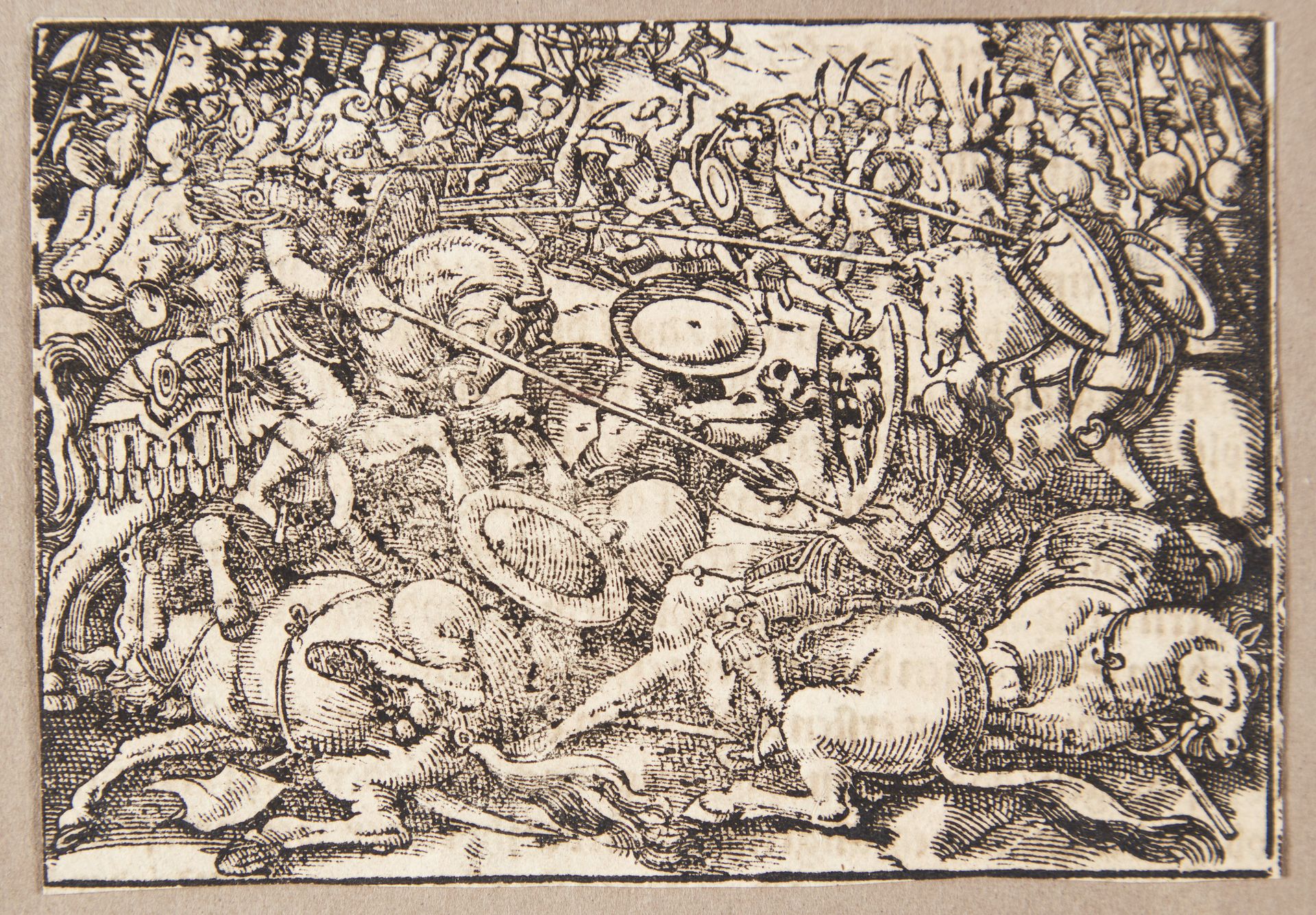 Romerne indtager Satricum by Tobias Stimmer