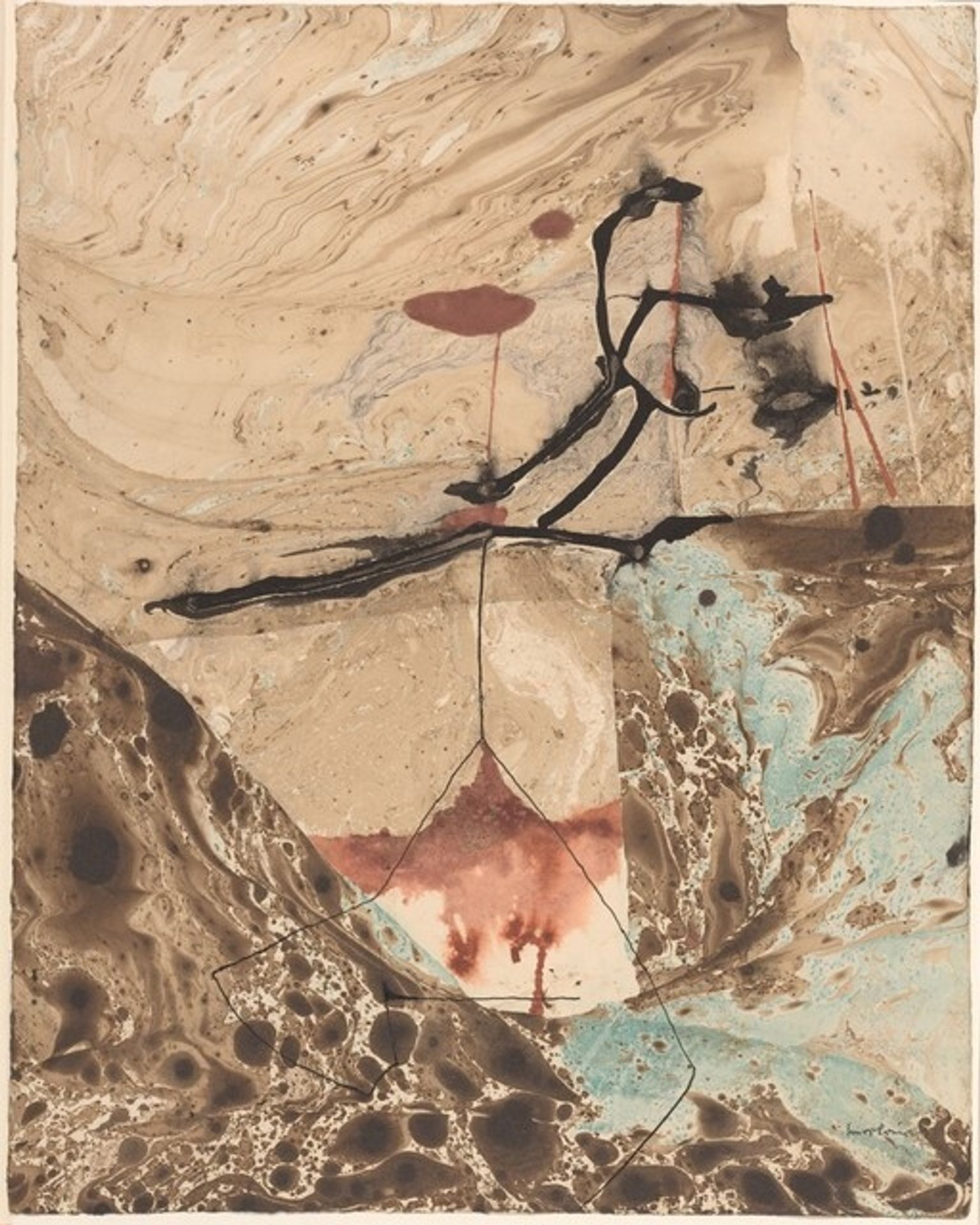 Der Flugel des Seltenen Erdbraun-Falters by Imre Reiner
