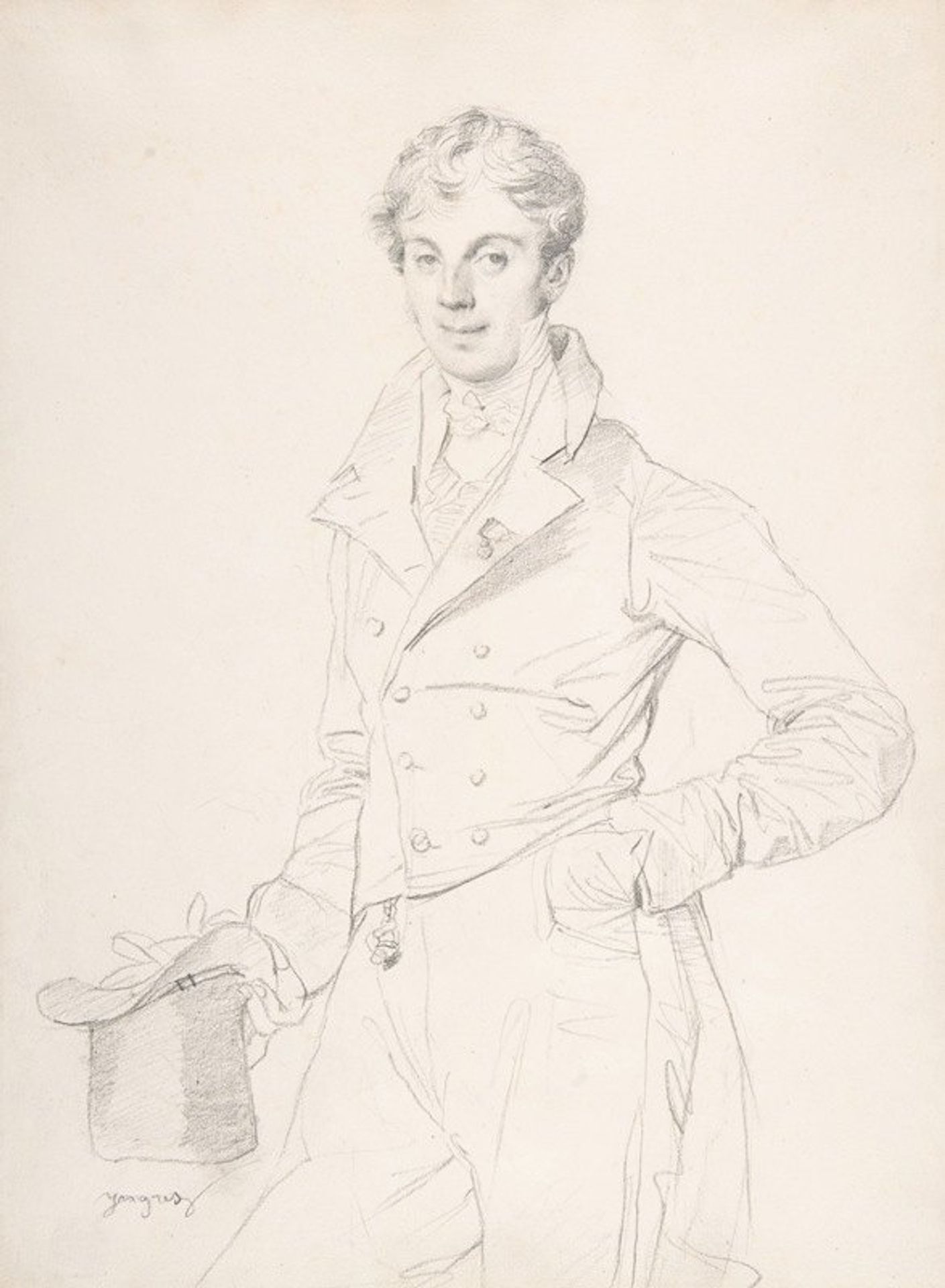 Lancelot-Théodore, comte Turpin de Crissé by Jean Auguste Dominique Ingres