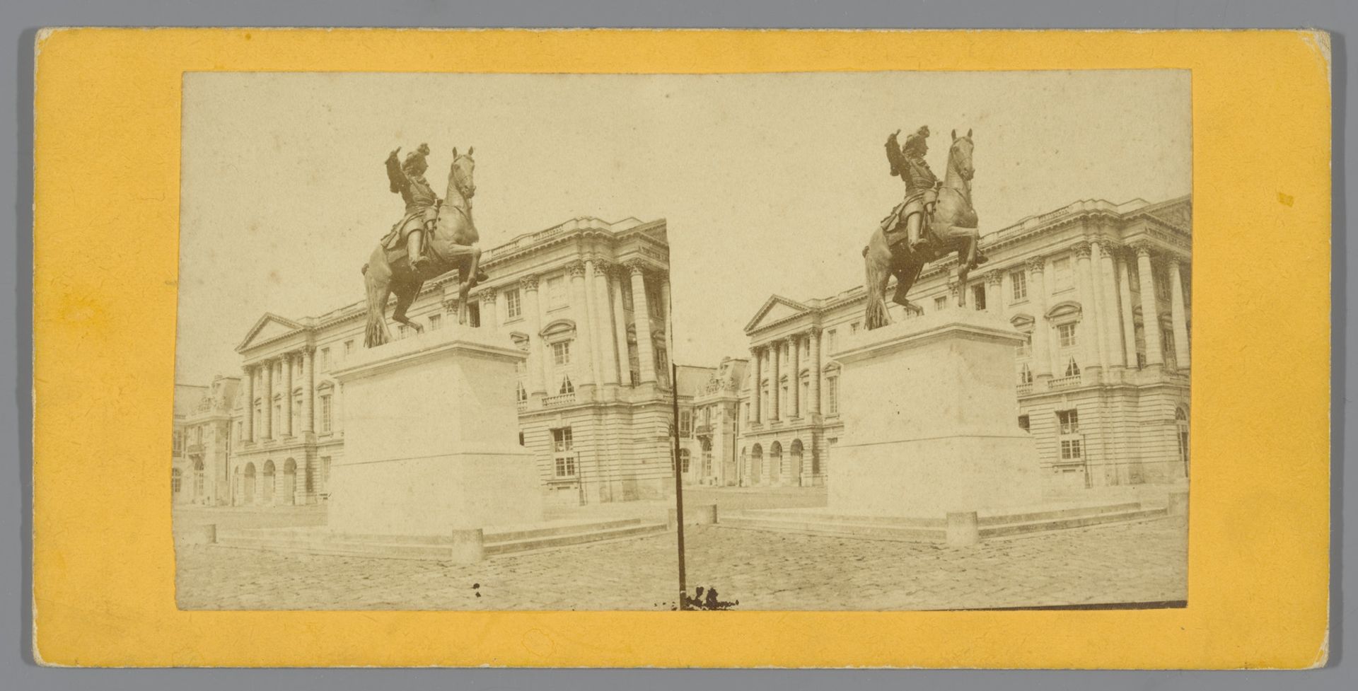 Ruiterstandbeeld van Lodewijk XIV voor het Paleis van Versailles by Anonymous