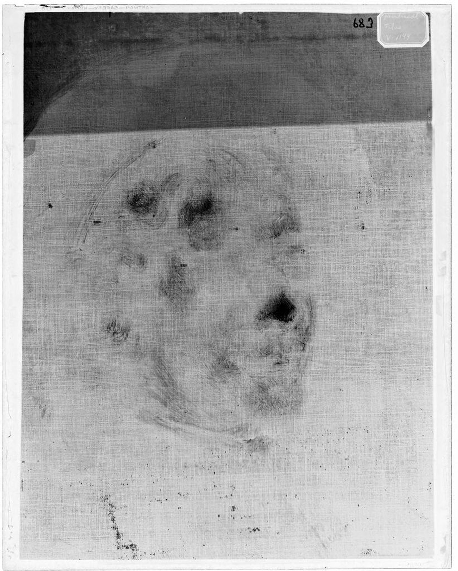 X-radiograph(s) of "Titus (?) Reading or Singing" by Artist of original: Rembrandt Harmensz. van Rijn