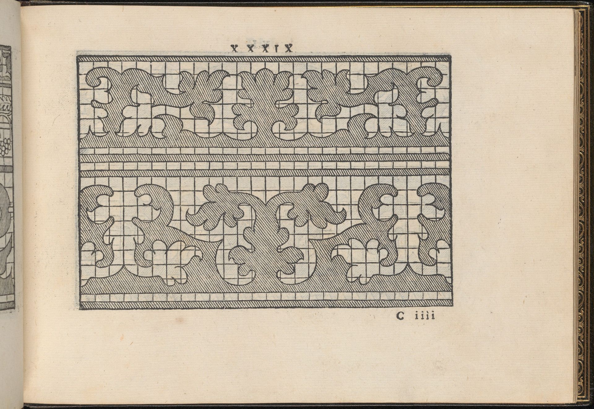 La Vera Perfettione del Disegno di varie sorti di recami, page 20 (recto) by Giovanni Ostaus