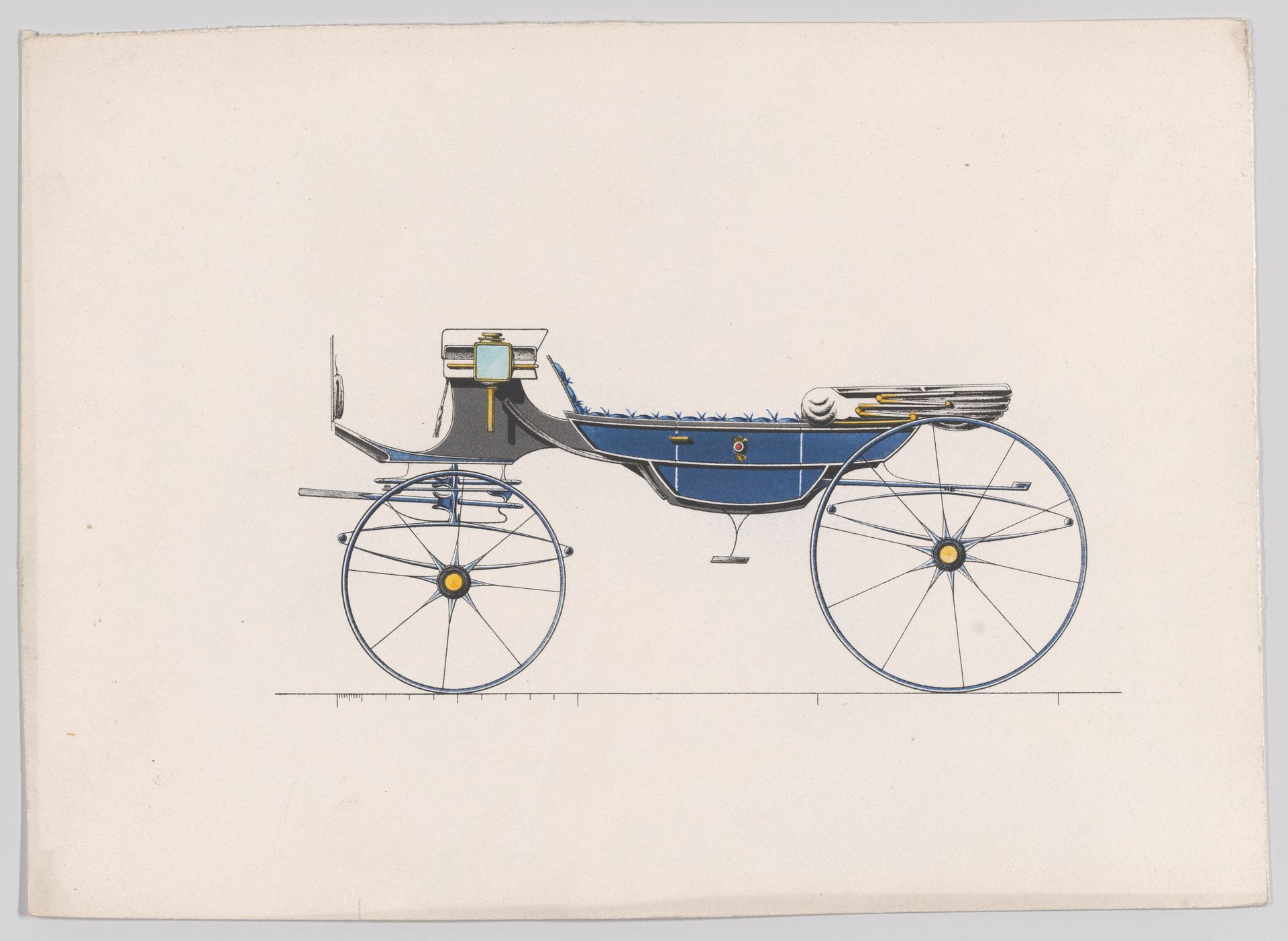 Design for Vis-A-Vis Carriage by Anonymous