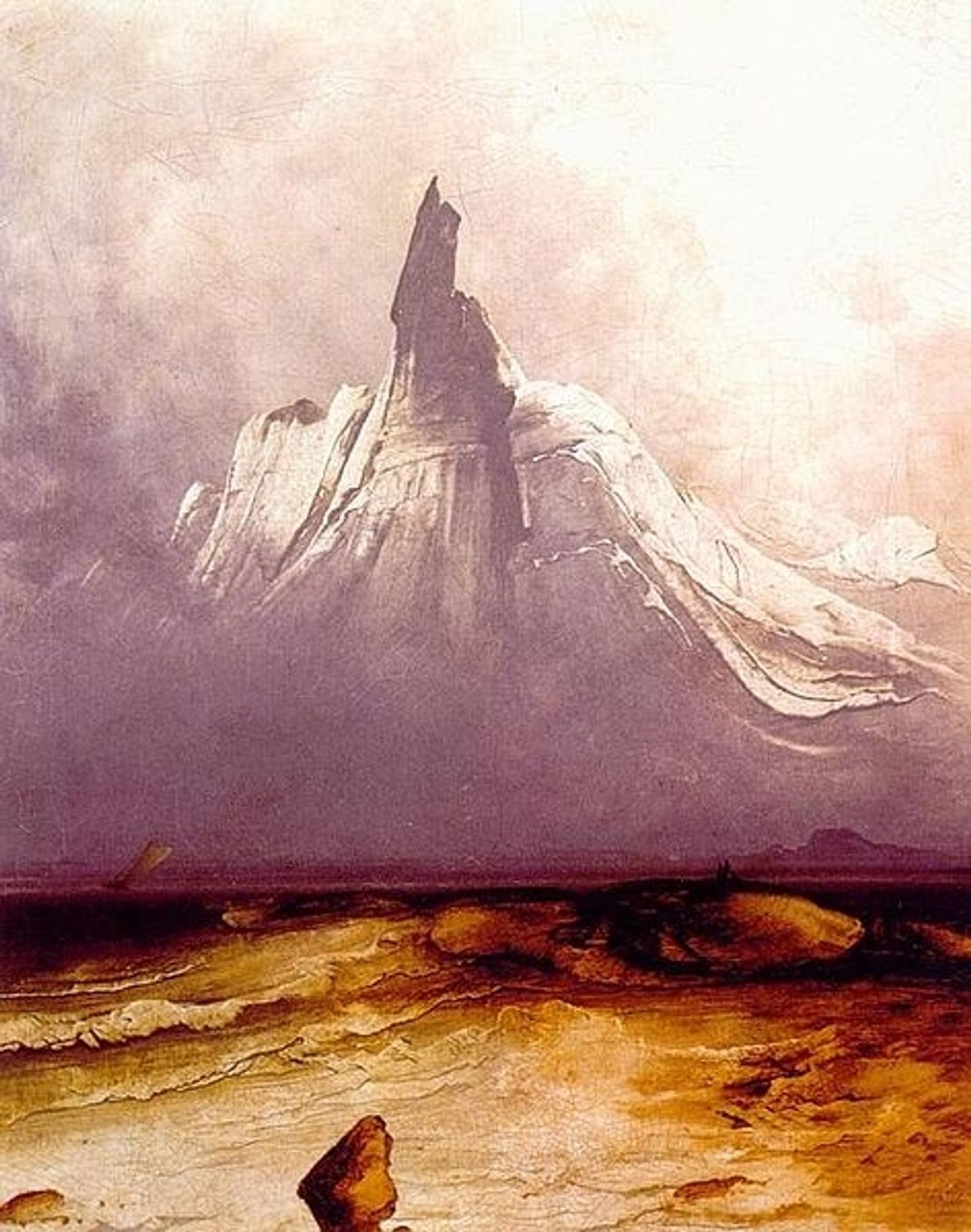 Stetind in Mist by Peder Balke