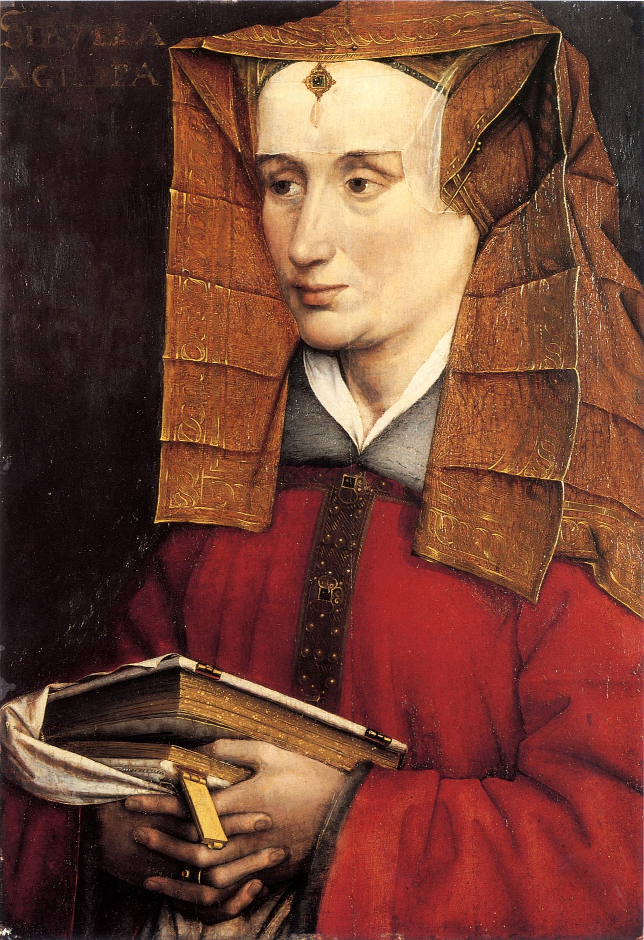 Portrait of Louise of Savoy as Sibylla Agrippa by Jacques Daret