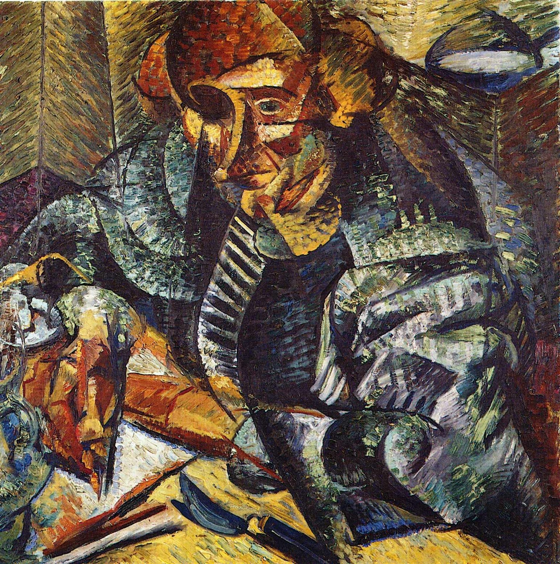 The antigraceful by Umberto Boccioni