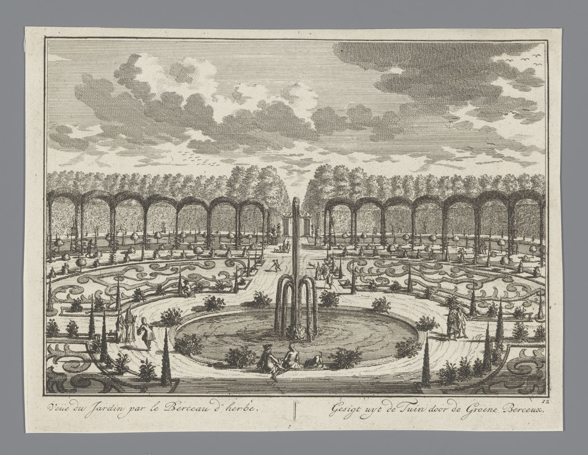 Gezicht op de tuin van Slot Zeist by Daniël Stopendaal