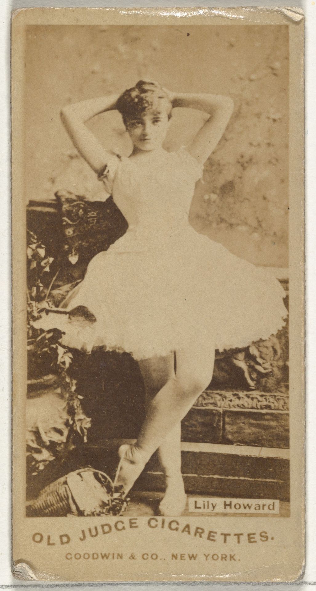 Lily Howard, from the Actors and Actresses series (N171) for Old Judge Cigarettes by Goodwin & Company