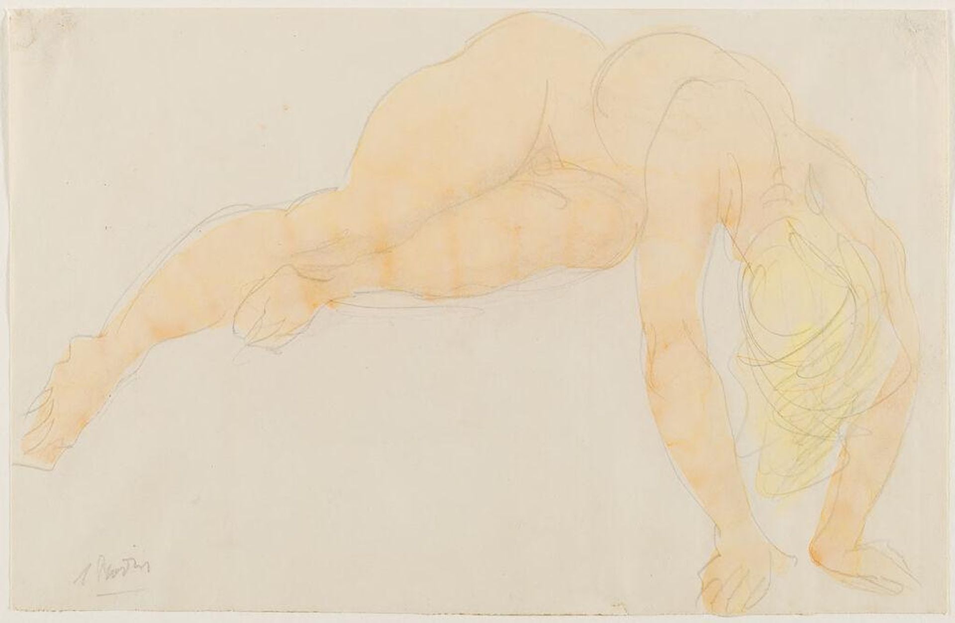 Study of a Female Figure by Imitator of Auguste Rodin