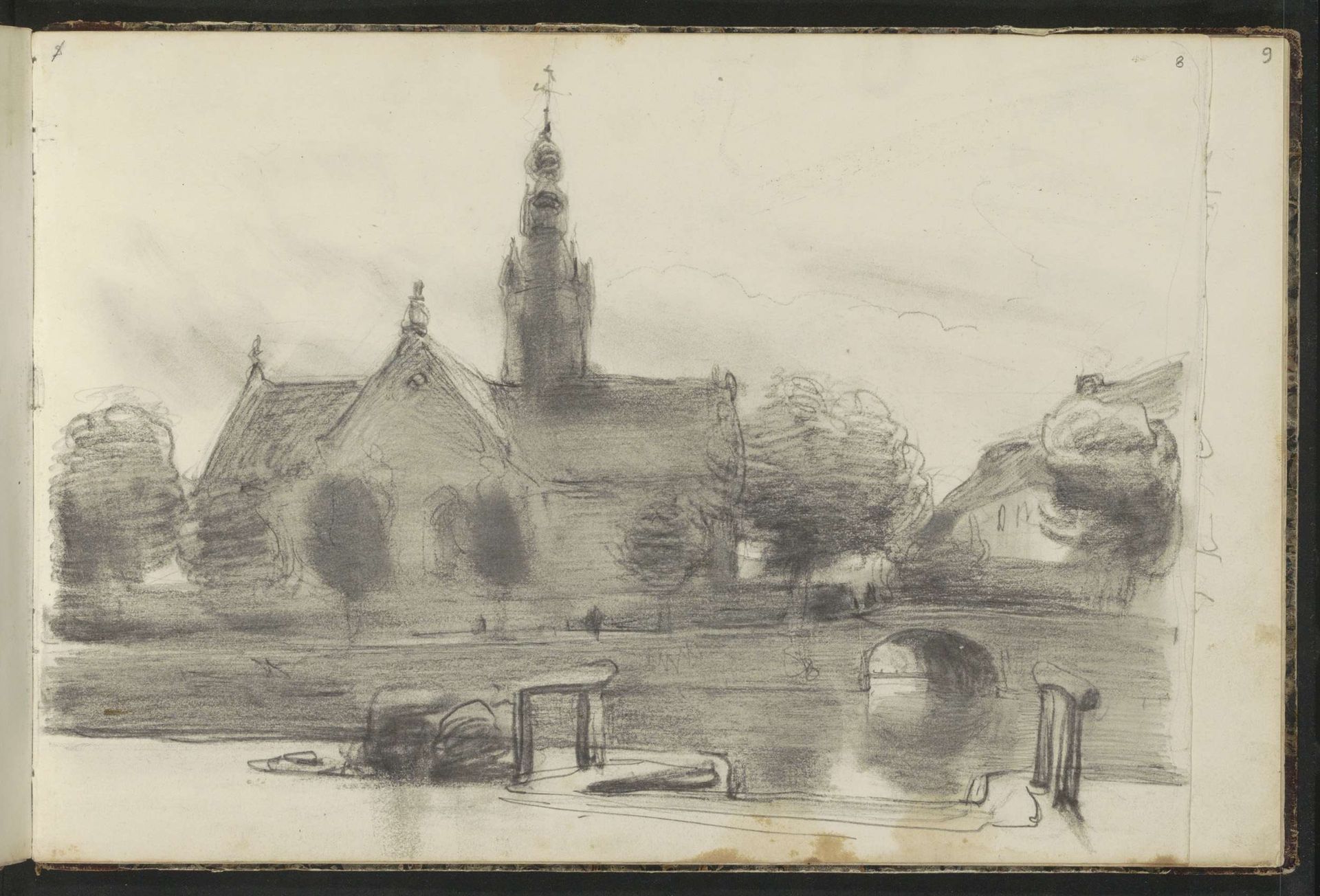 Markendaalse kerk te Breda by Johannes Bosboom