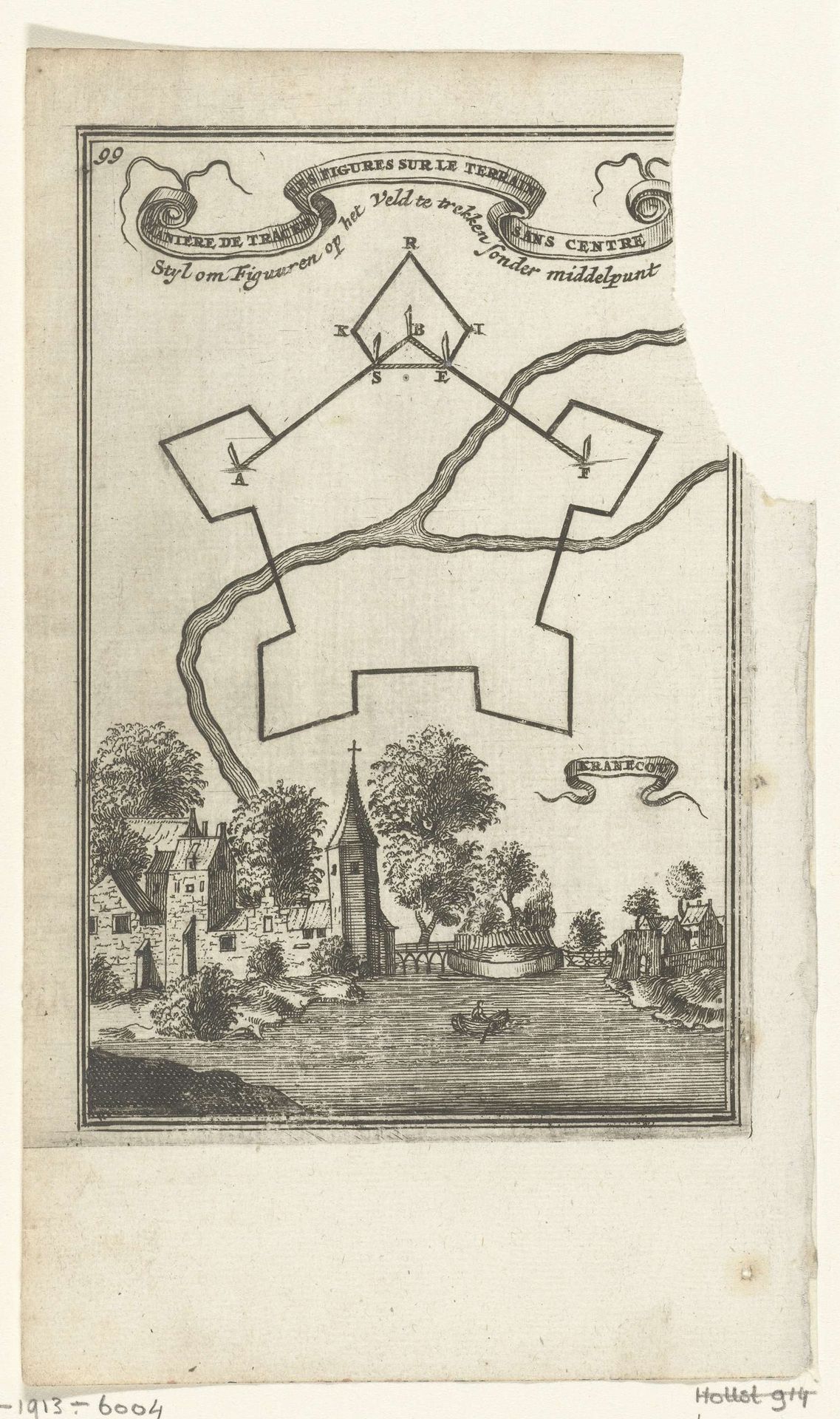Illustratie voor 'Den Arbeid van Mars' van Allain Manesson Mallet by Romeyn de Hooghe