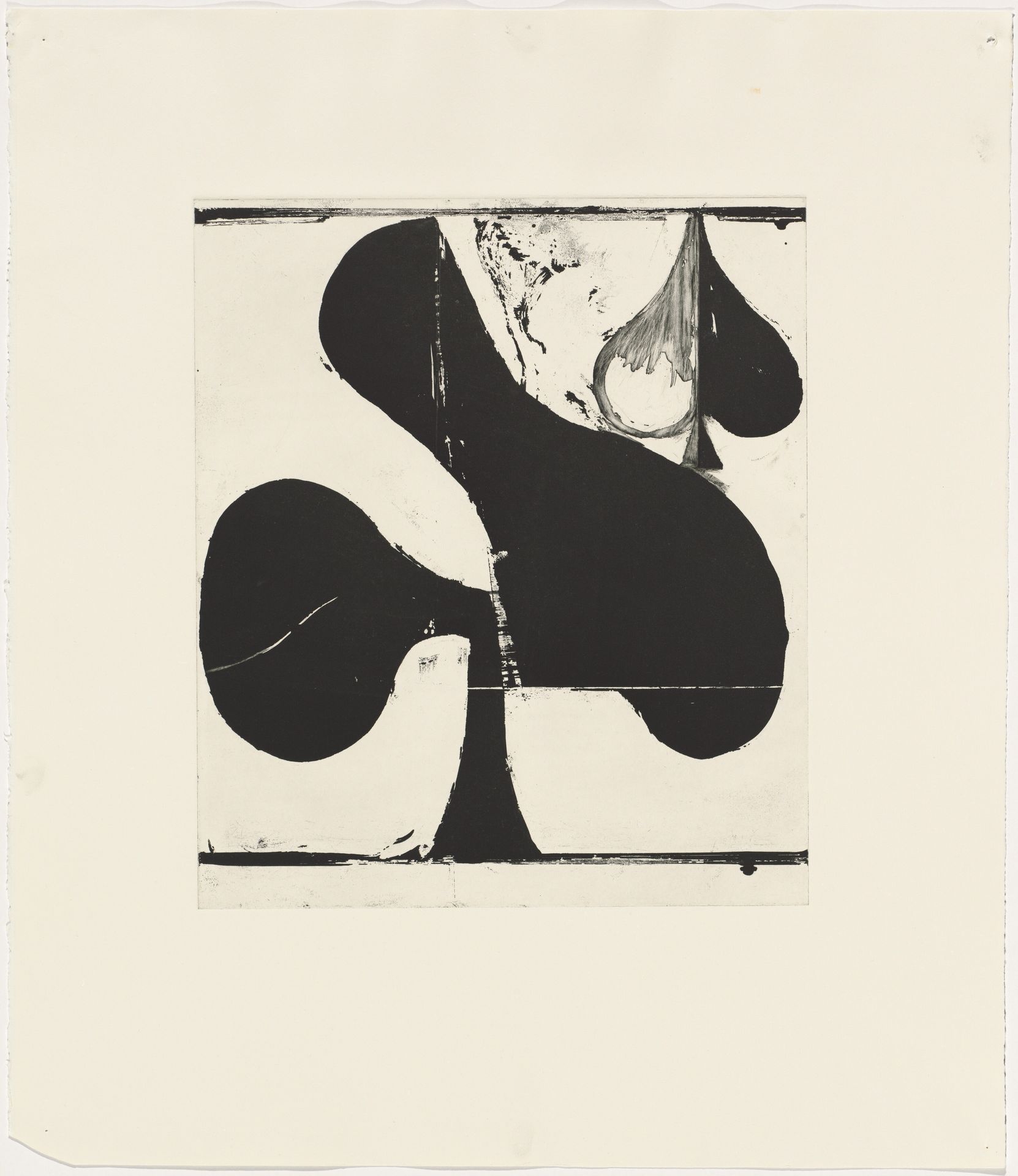 Combination (working proof 15) by Richard Diebenkorn