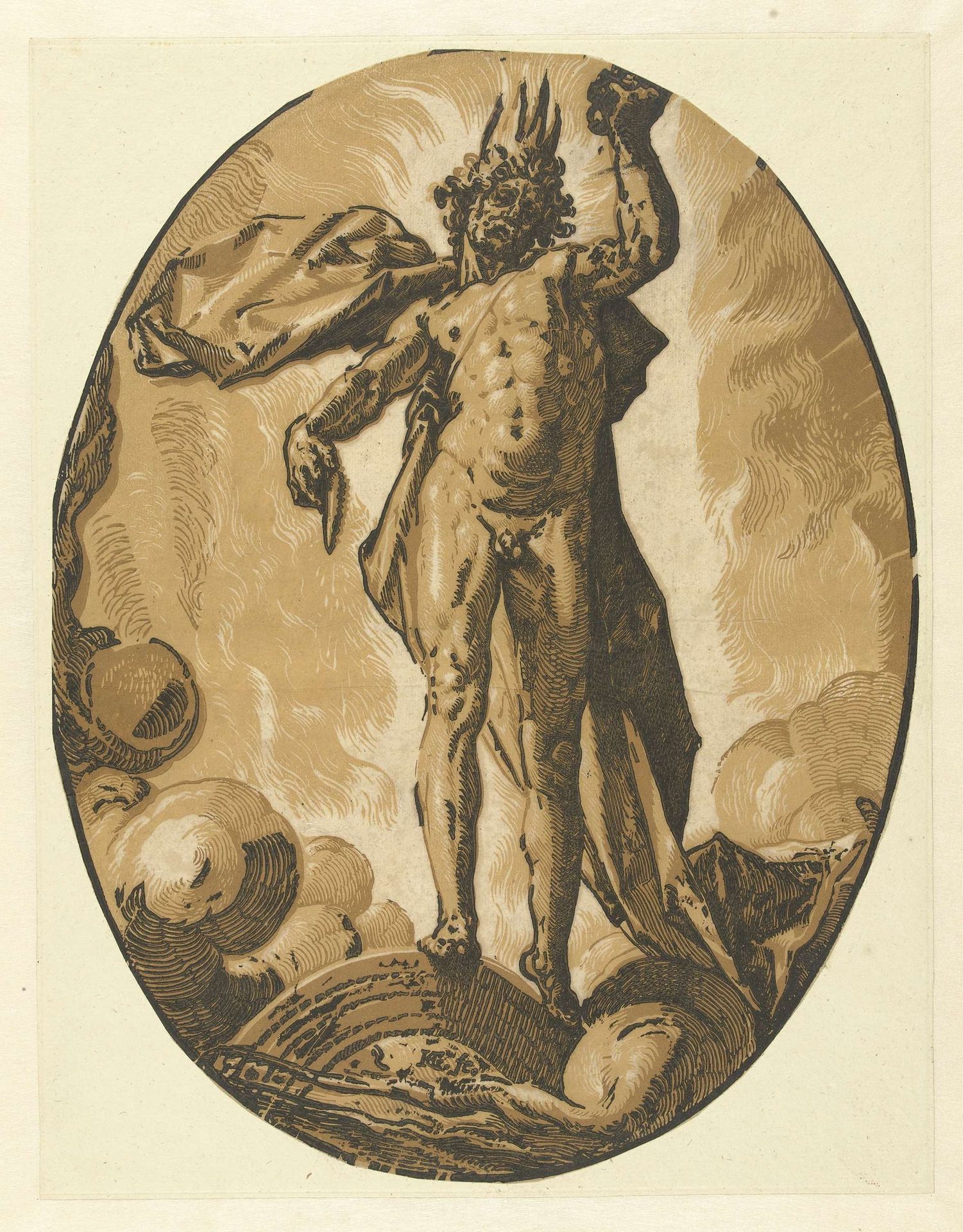 Helios (Dies) by Hendrick Goltzius