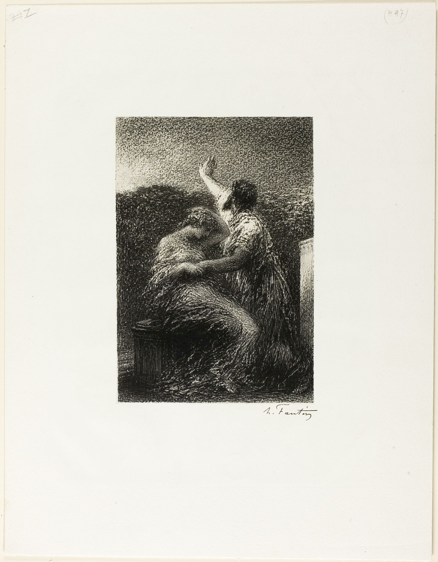 The Magus Balthasar and Fatima by Henri Fantin-Latour