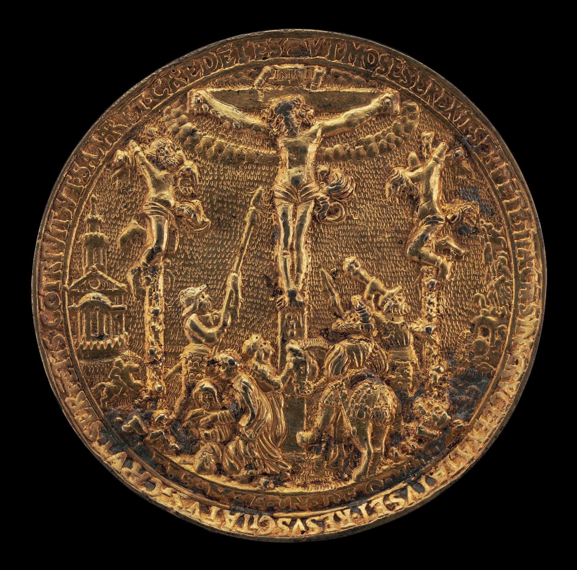The Crucifixion [reverse] by Hans Reinhart the Elder