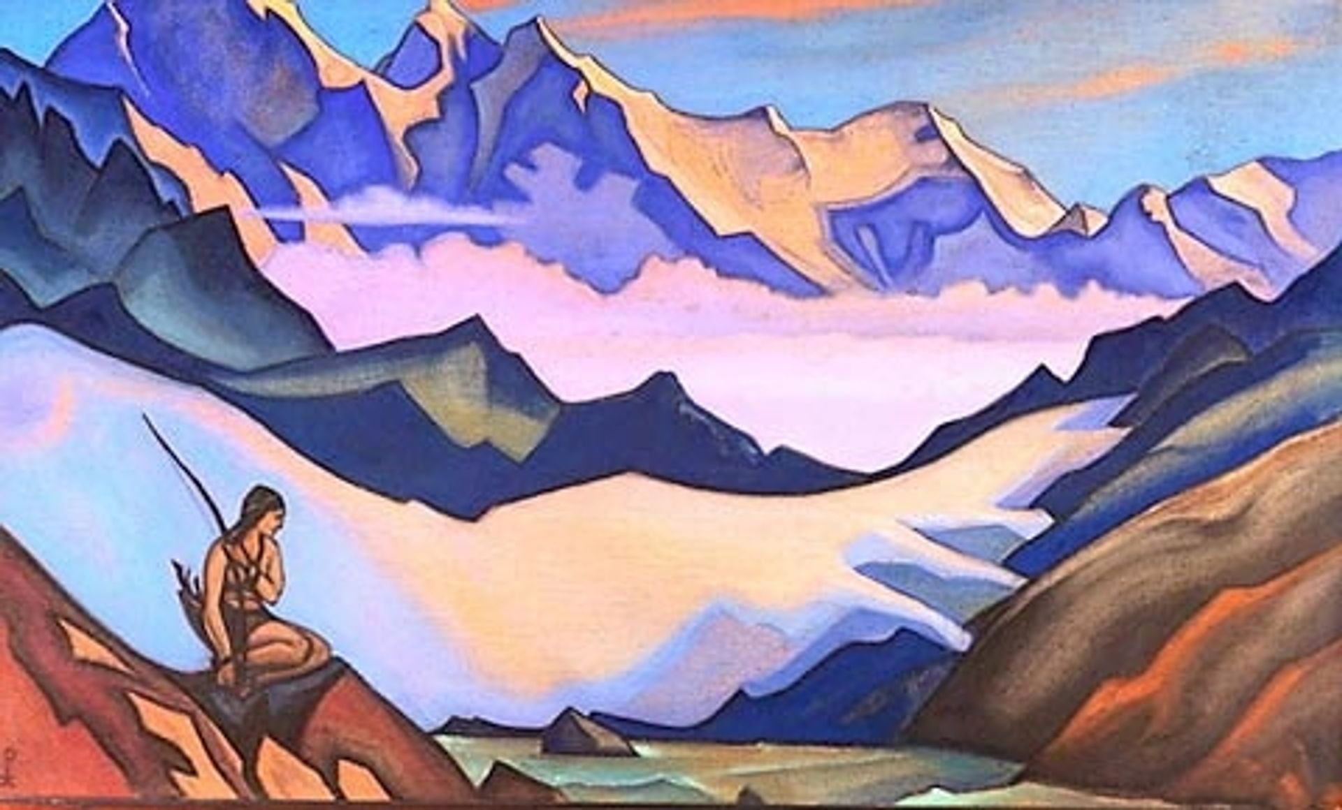 Snow maiden by Nicholas Roerich