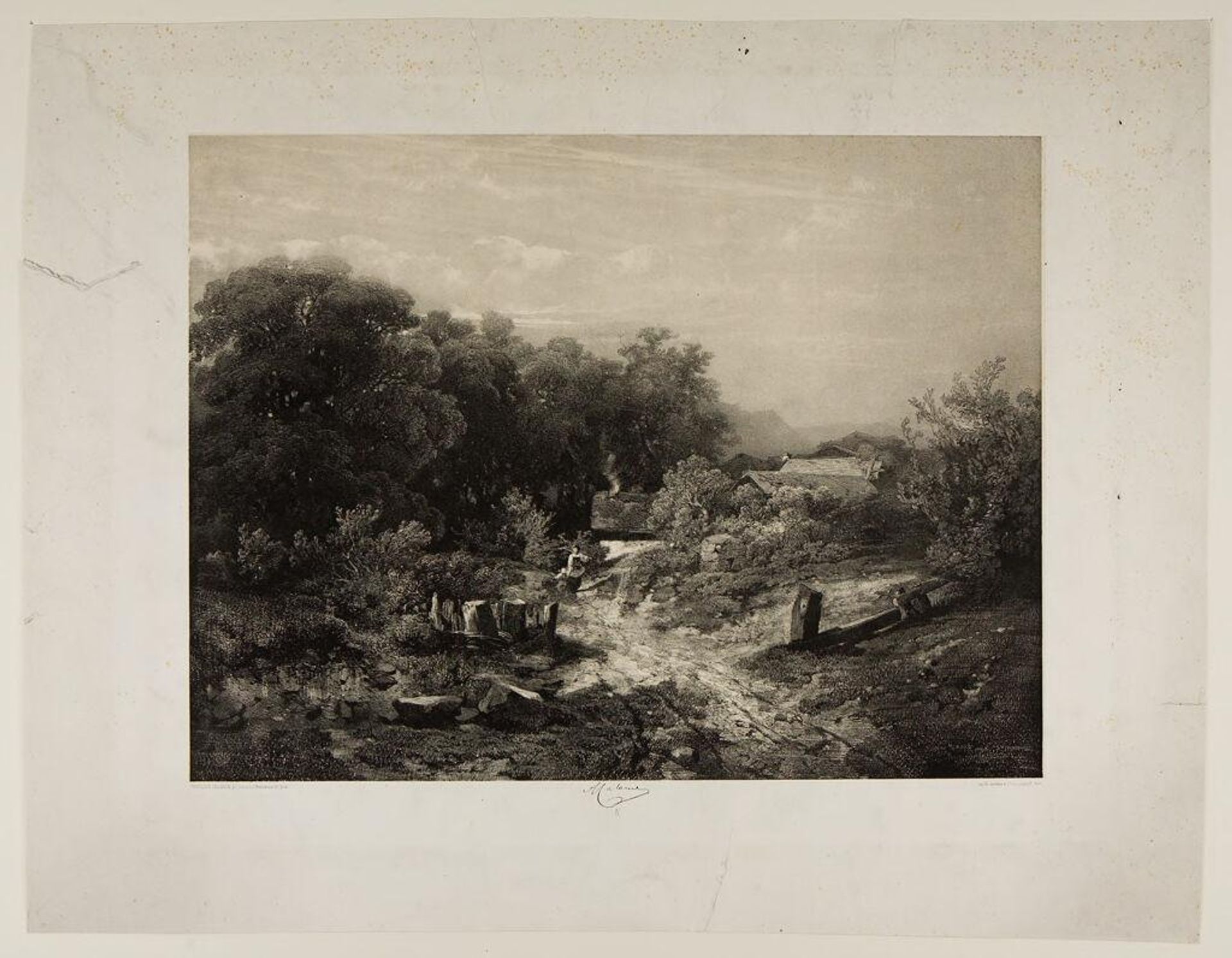 Scene in the Alps by Alexandre Calame