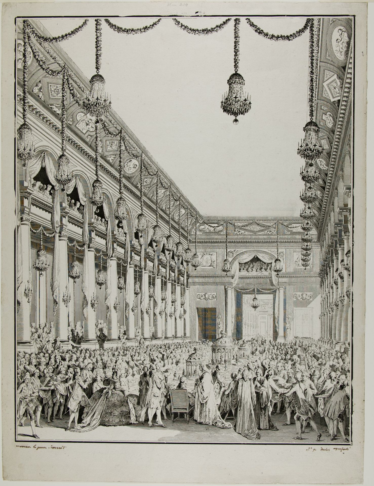 Royal Feast by Jean Michel Moreau the Younger