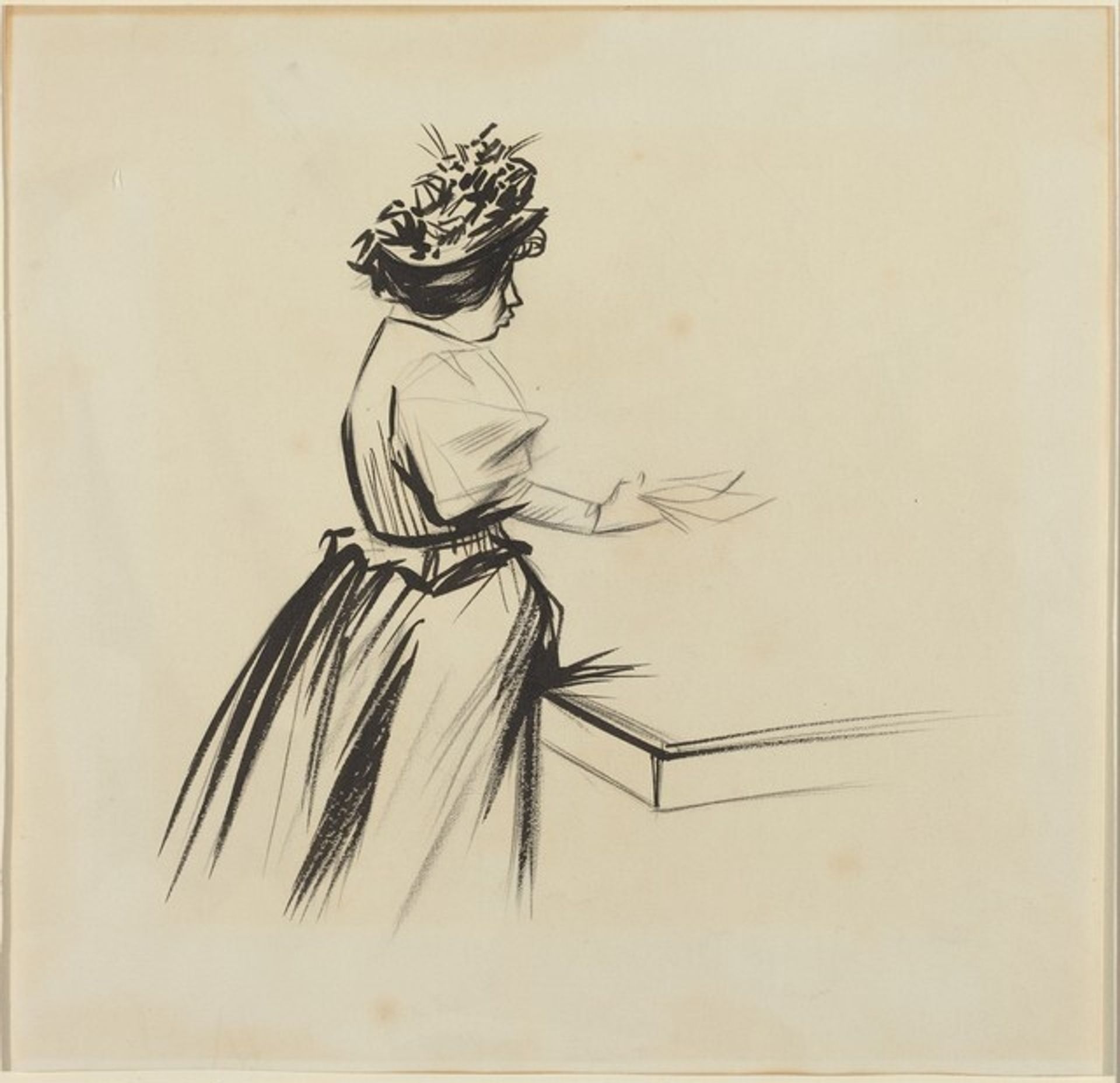 Woman at a Counter by Jean-Louis Forain