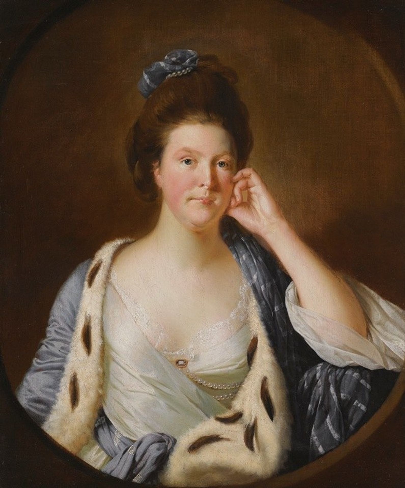 Portrait of Lucy Stafford, Later Mrs Wilkinson by Joseph Wright of Derby